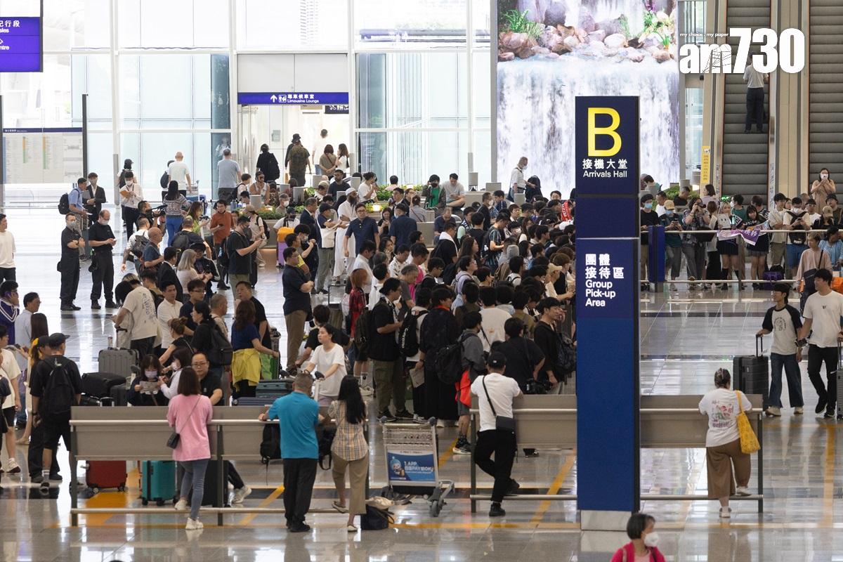 香港每日有大批旅客出入境。(資料圖片/蘇文傑攝)