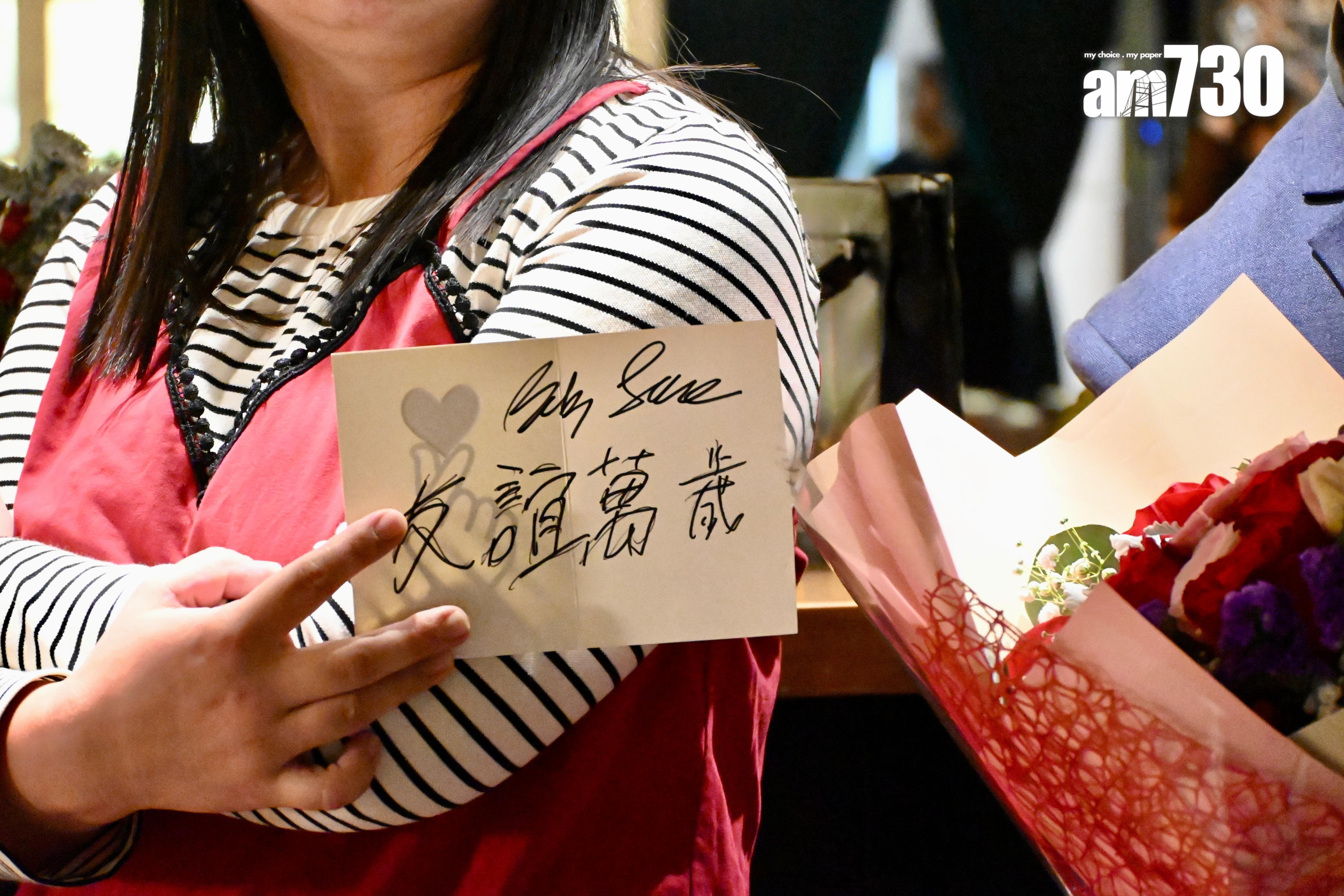 阿儀多次落閘,強調跟Babyface只是好朋友。 (娛樂組攝)