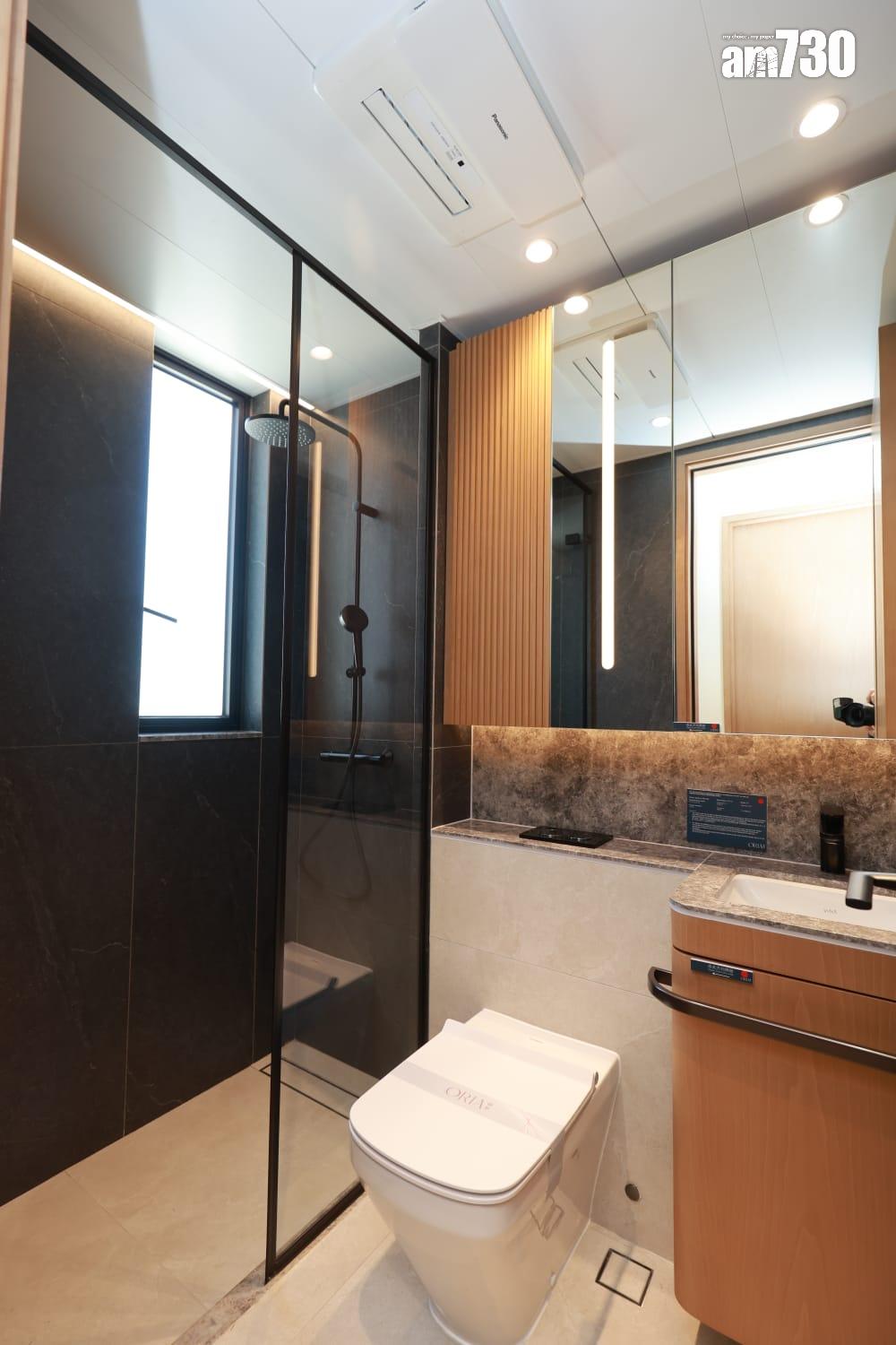 筲箕灣傲華現樓示範單位即睇!兩房主人房面積達108呎 開放式外望鯉魚門山景|多圖有片