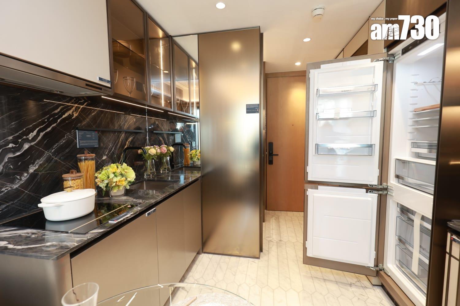 傲華連裝修324呎一房現樓亮相!淺色及雲石主調 採現代輕奢風(多圖有片)|筲箕灣新盤