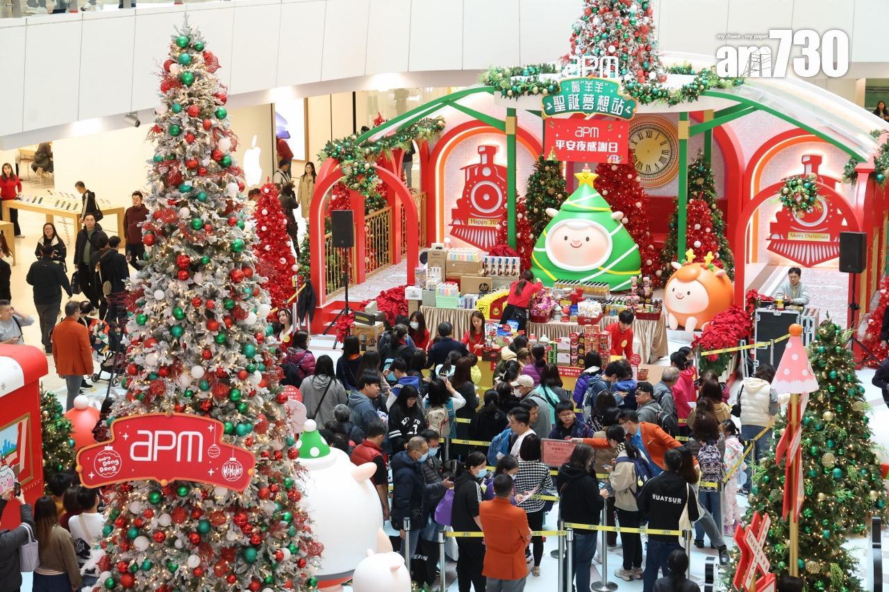 新地15大商場聖誕檔期人流及生意額按年升近15%