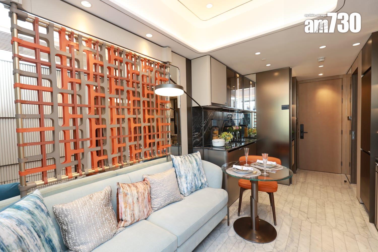 傲華連裝修324呎一房現樓亮相!淺色及雲石主調 採現代輕奢風(多圖有片)|筲箕灣新盤