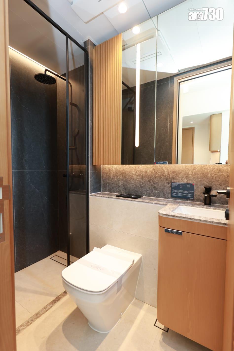 筲箕灣傲華現樓示範單位即睇!兩房主人房面積達108呎 開放式外望鯉魚門山景|多圖有片