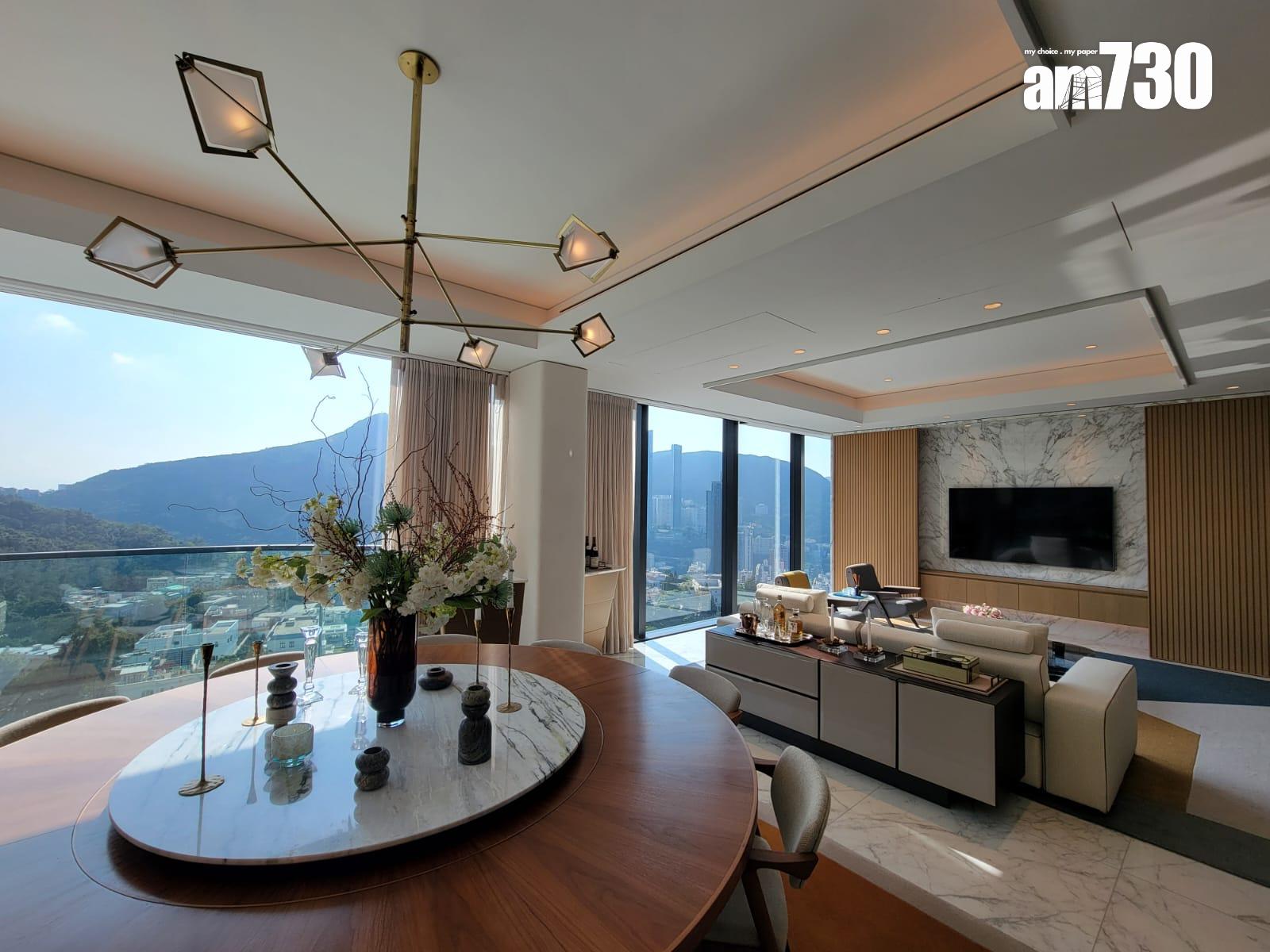 皇第頂層三複式大宅曝光!採「空中遊艇」設計 連逾7000萬裝修(多圖有片)|渣甸山豪宅