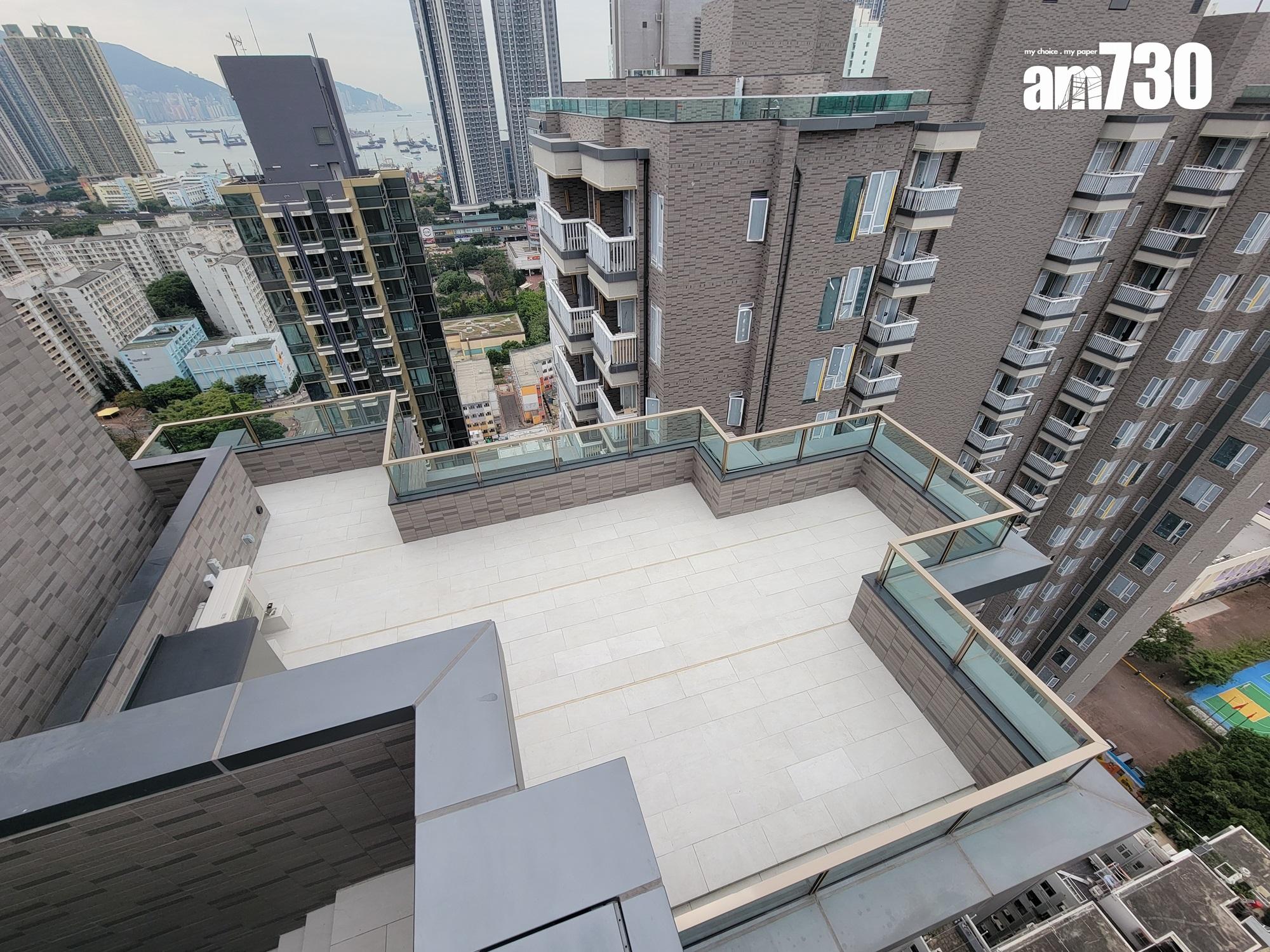連方I頂層特色戶現樓亮相!內置樓梯達天台 飽覽維港景及市景|多圖有片
