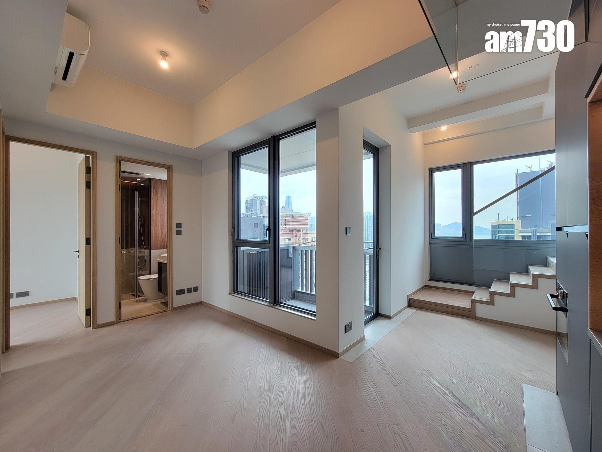 連方I頂層特色戶現樓亮相!內置樓梯達天台 飽覽維港景及市景|多圖有片