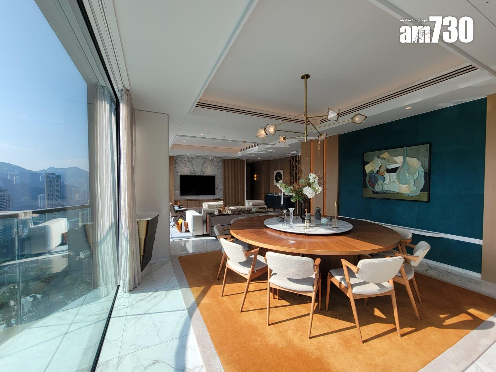 皇第頂層三複式大宅曝光!採「空中遊艇」設計 連逾7000萬裝修(多圖有片)|渣甸山豪宅