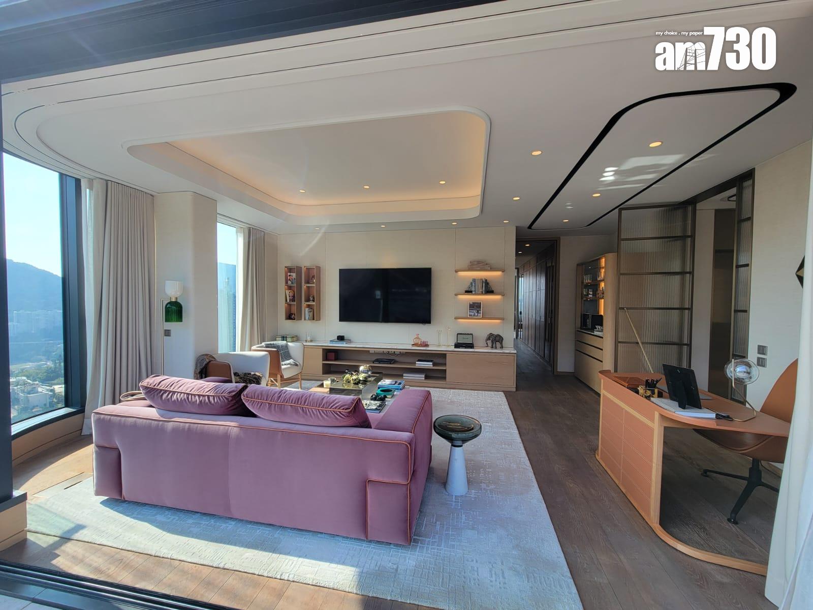 皇第頂層三複式大宅曝光!採「空中遊艇」設計 連逾7000萬裝修(多圖有片)|渣甸山豪宅