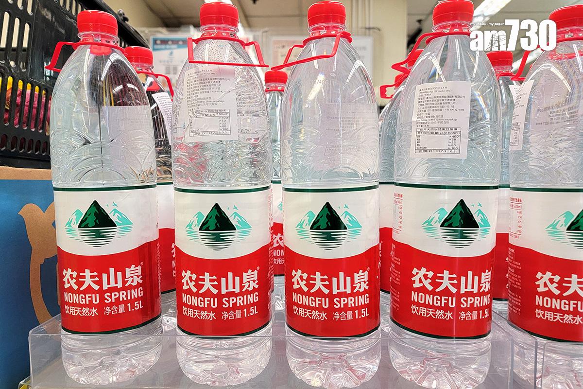 農夫山泉樽裝水在本港有售。(資料圖片/林俊源攝)