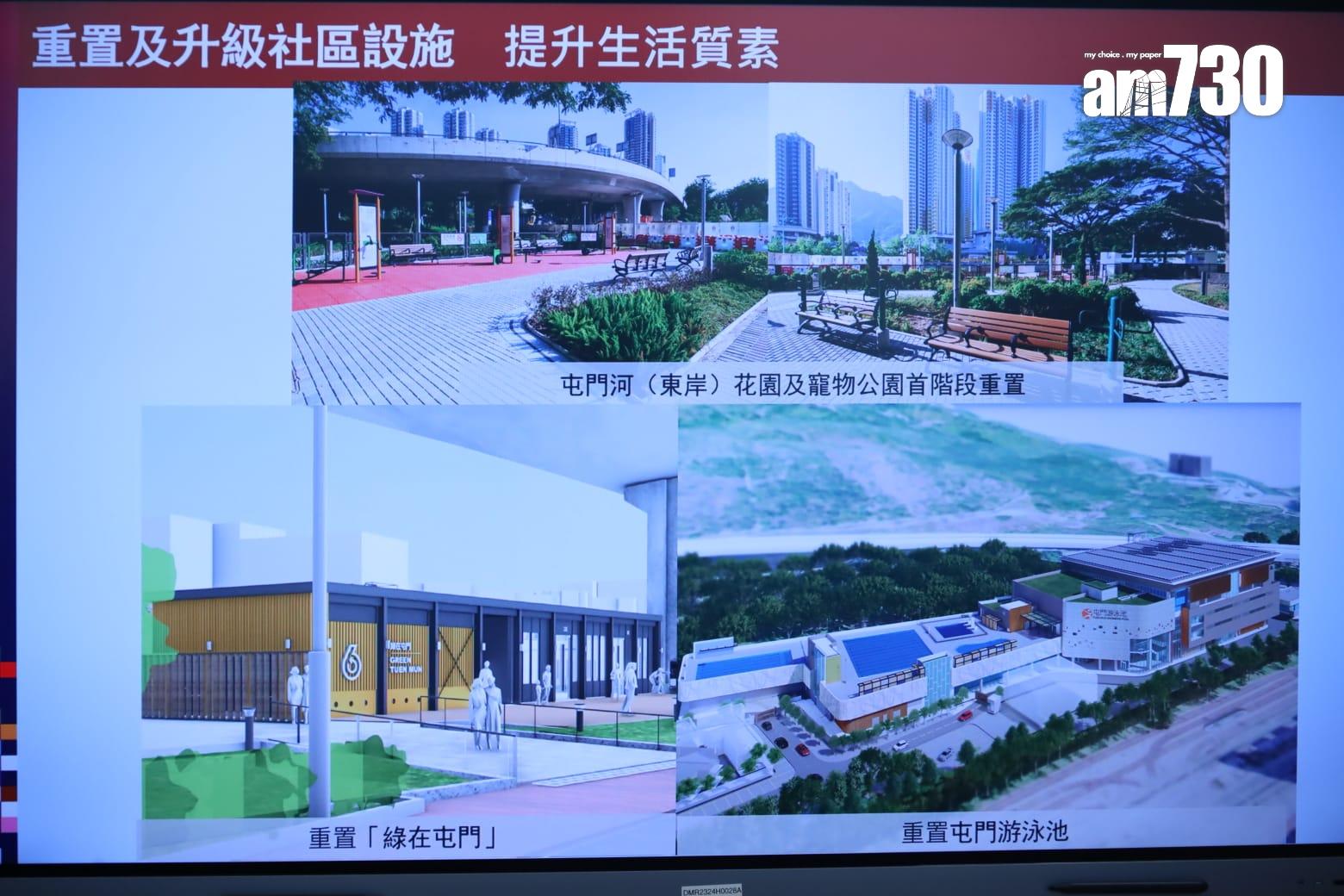 屯門南延綫高架橋,預料在2028年完工。(鍾式明攝)