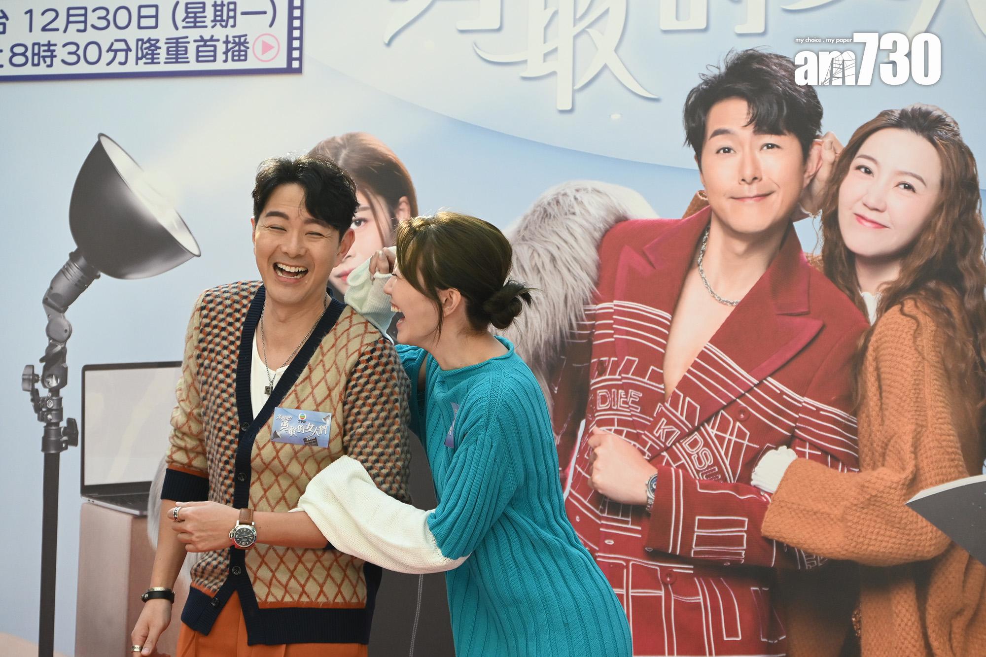 吳若希表示今次是本色演出,演深愛老公的太太。(娛樂組攝)