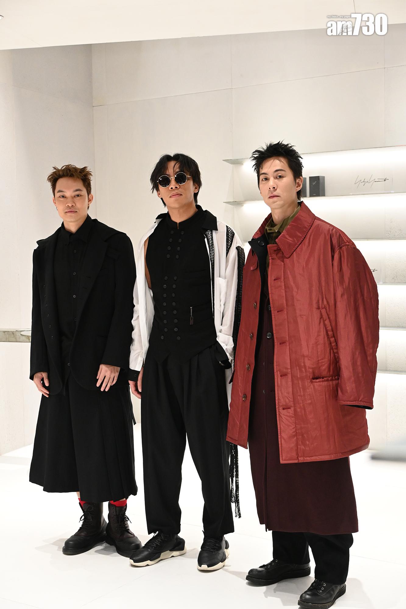 (左起)胡子彤、張文傑及朱鑑然。(娛樂組)