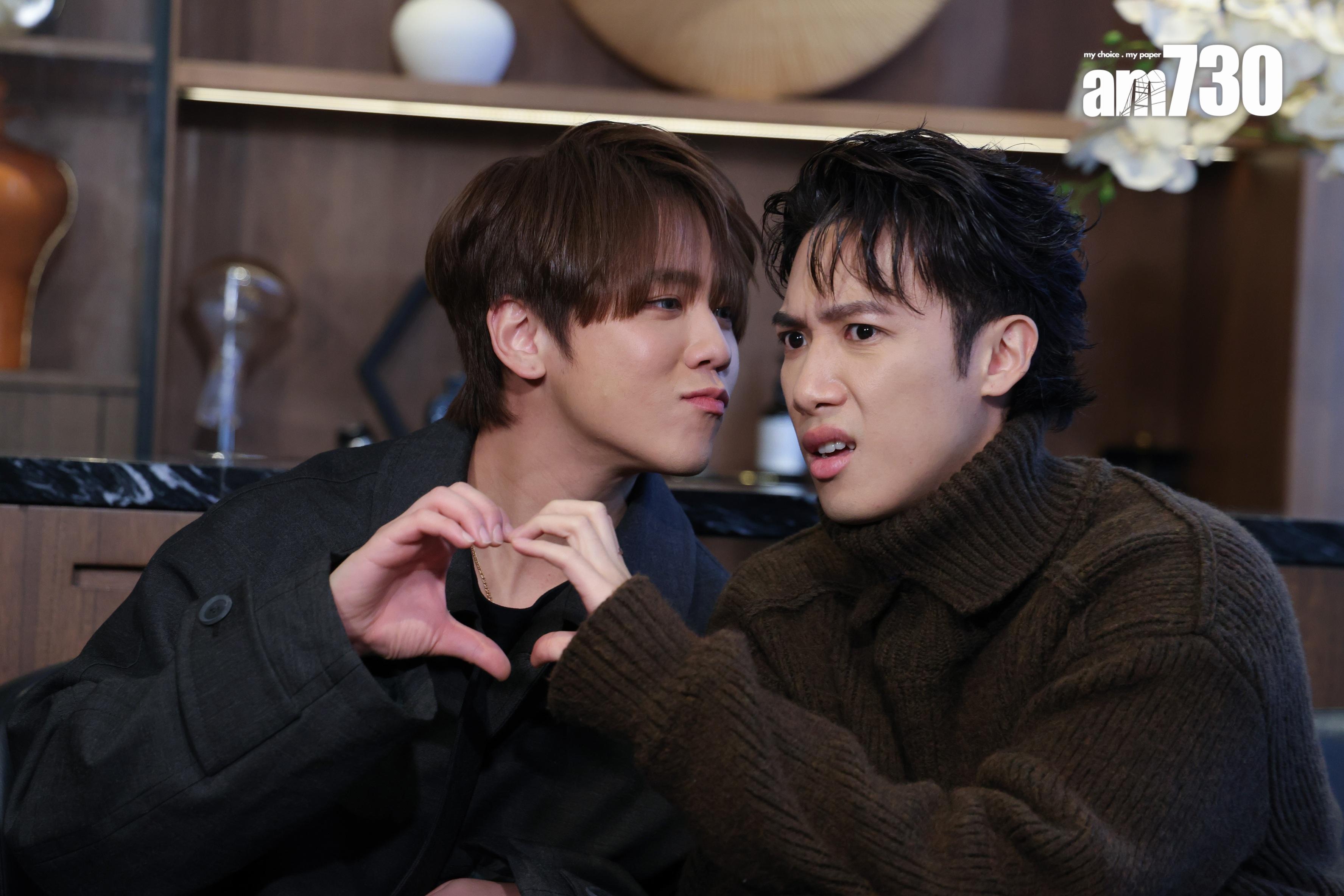 談到與姜濤拍BL劇,Stanley面有難色。(吳康琦攝)