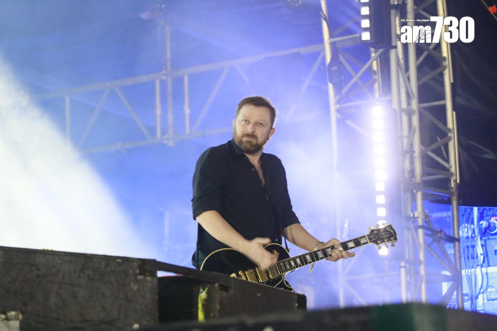 Suede結他手 Richard Oake。(娛樂組攝)