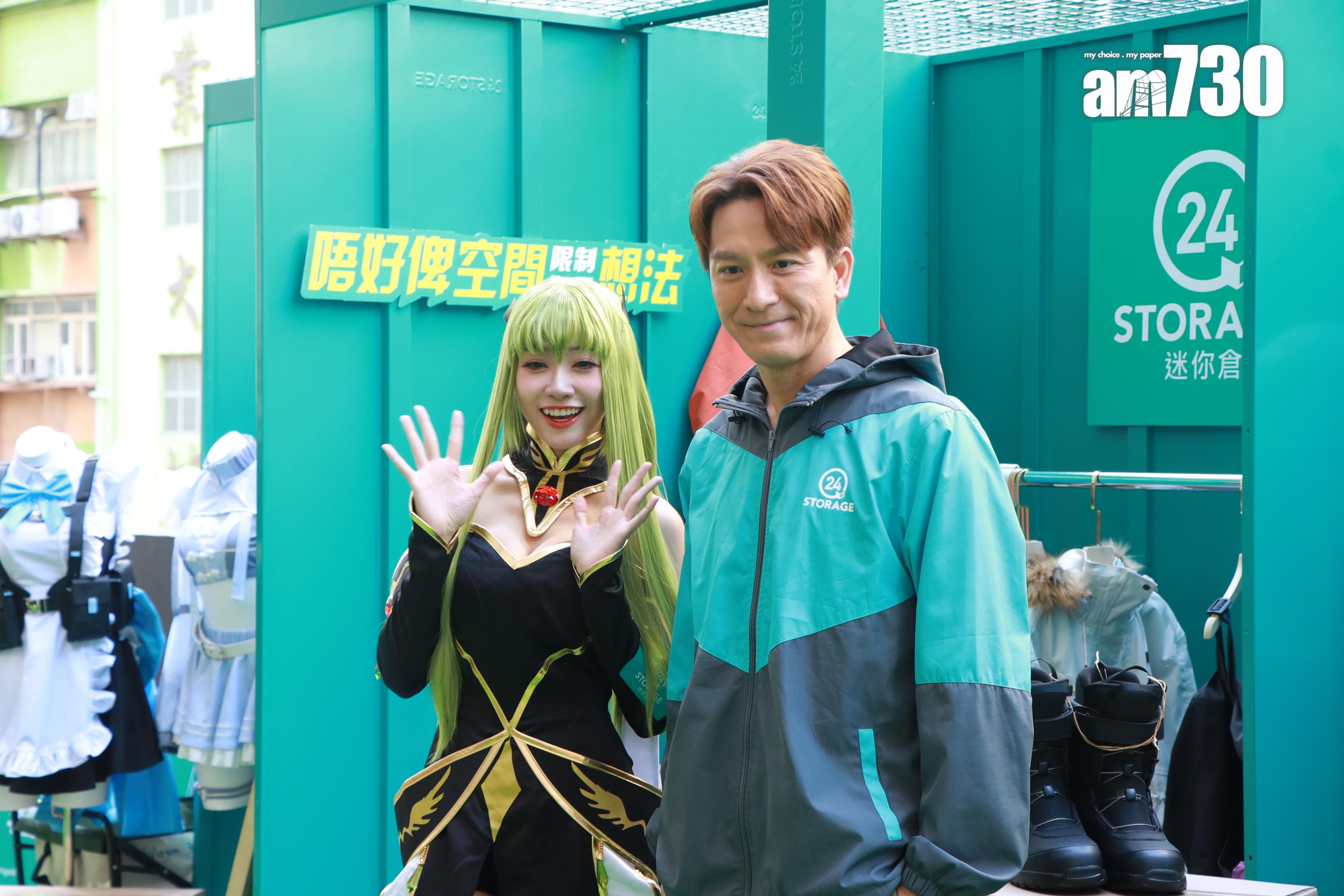 馬國明與冼迪琦「父女重逢」。(娛樂組攝)