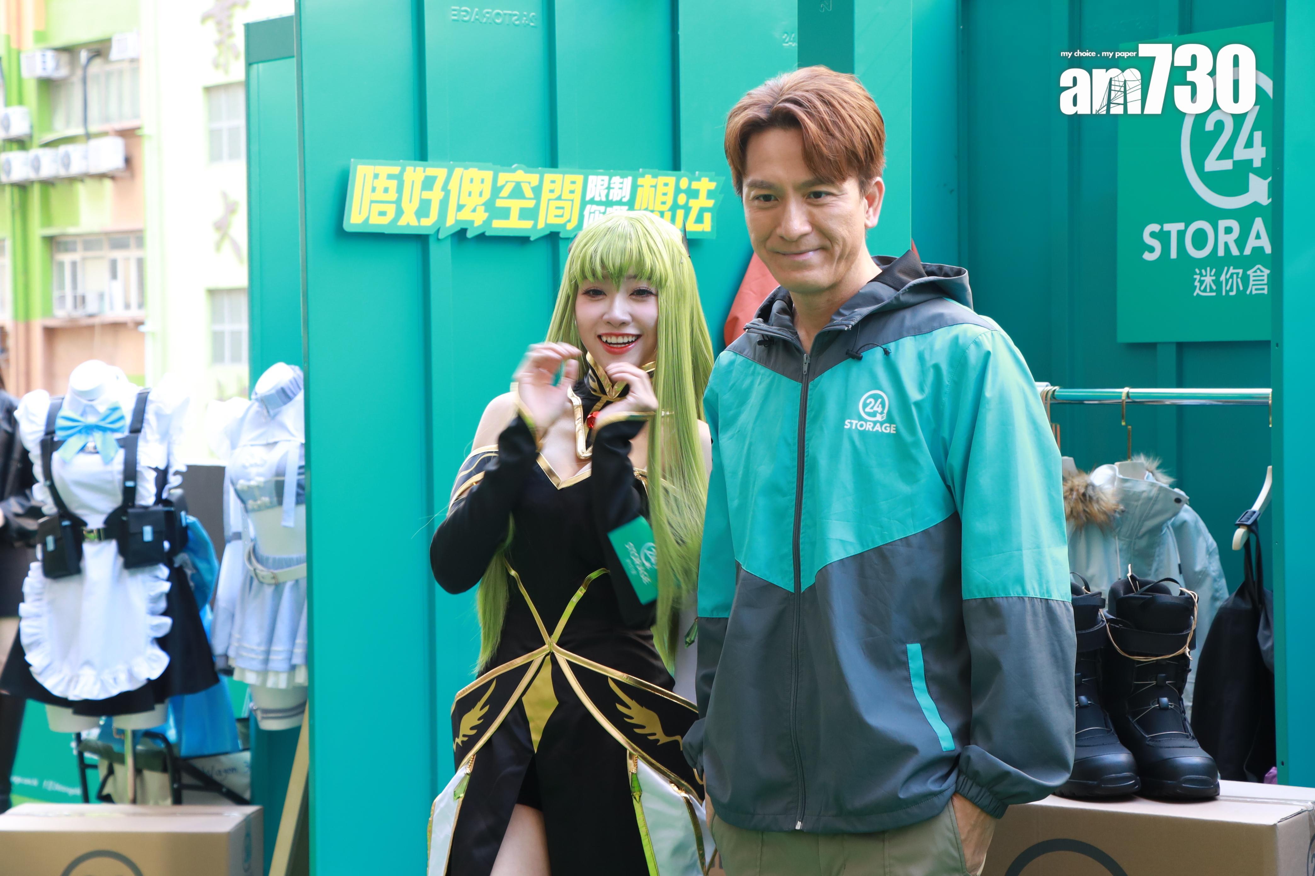 馬國明與冼迪琦「父女重逢」。(娛樂組攝)