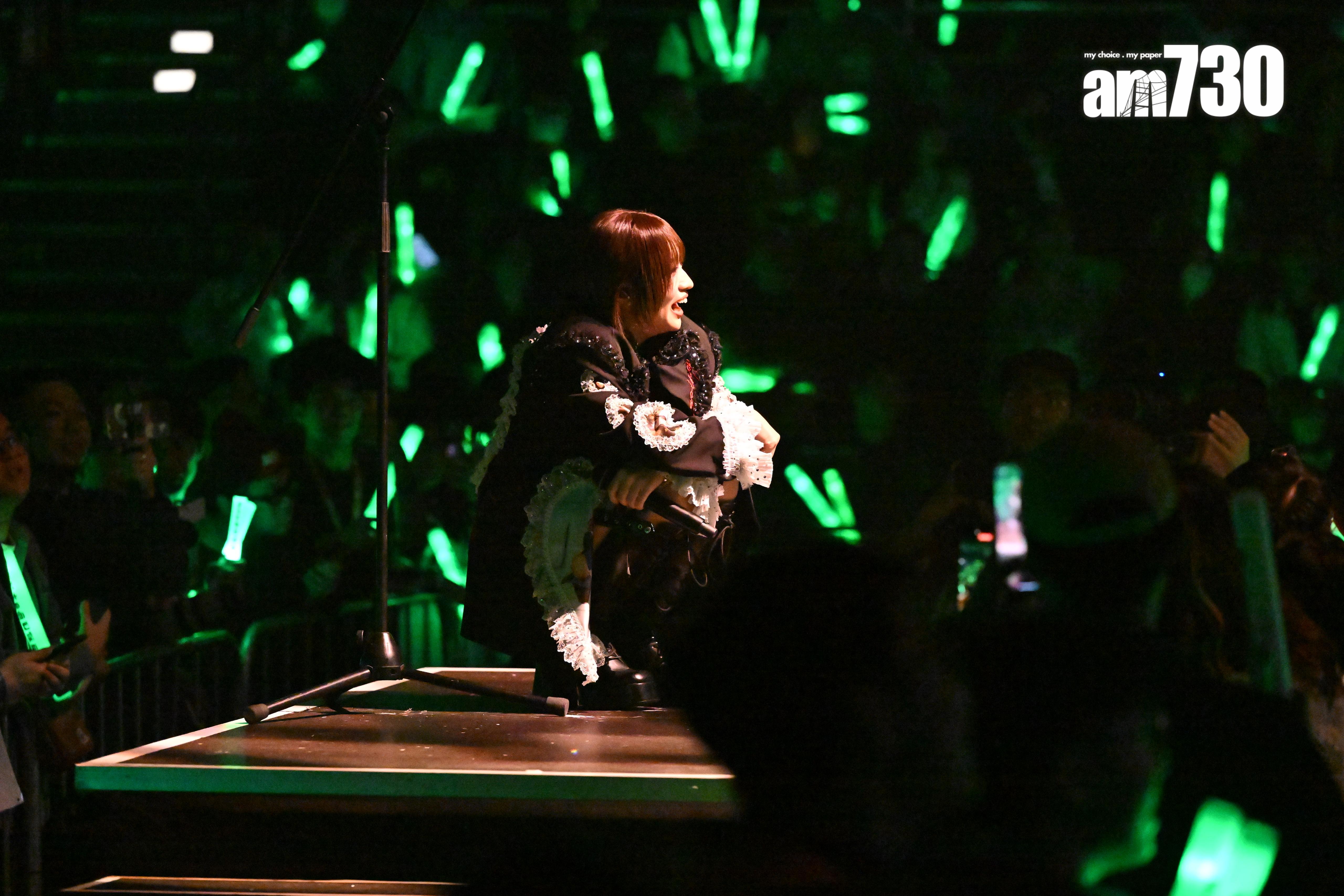 sica表現落力。 (娛樂組攝)