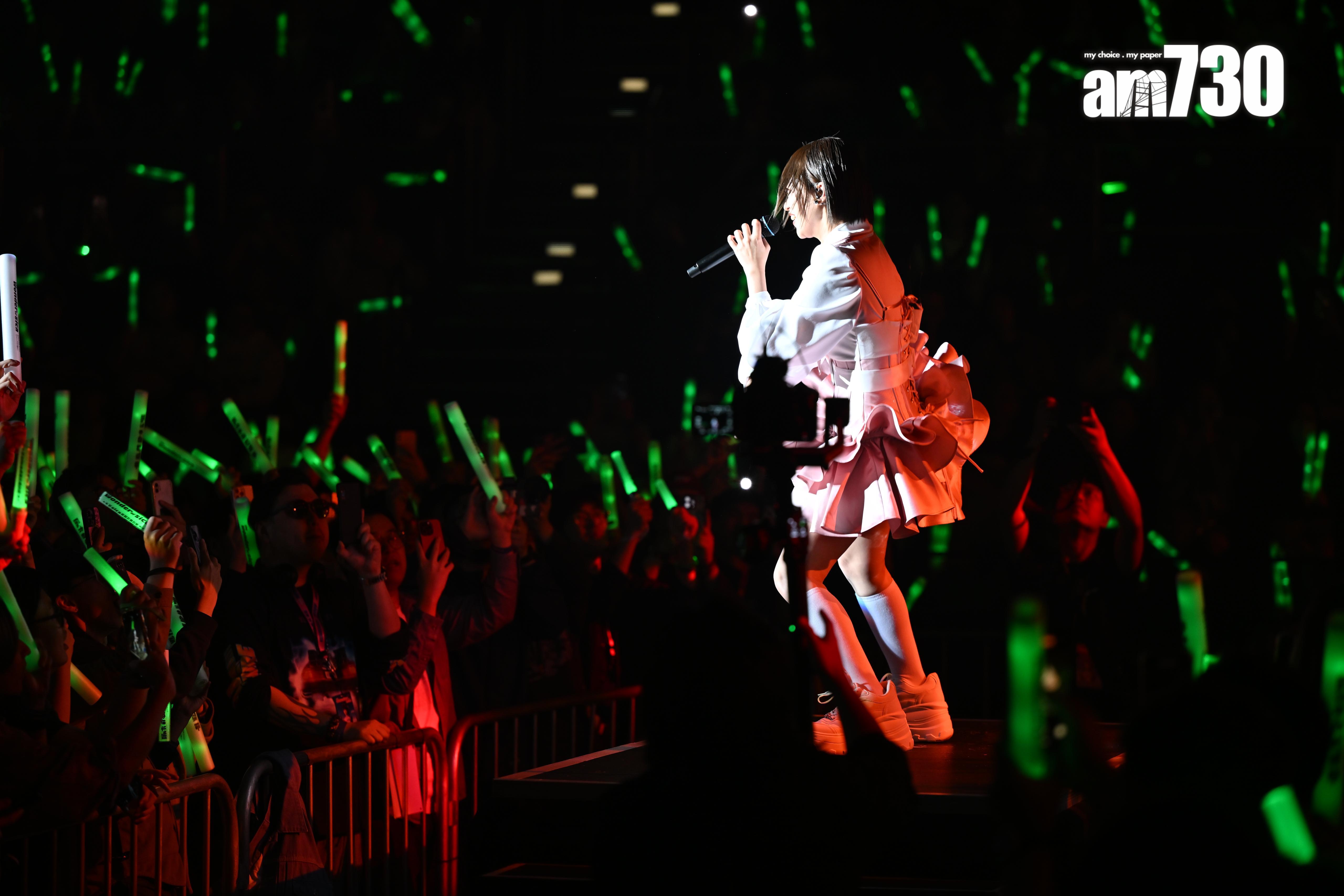 sica的《The Wonder of sica 屎卡の奇幻旅程》演唱會在麥花臣舉行。(娛樂組攝)