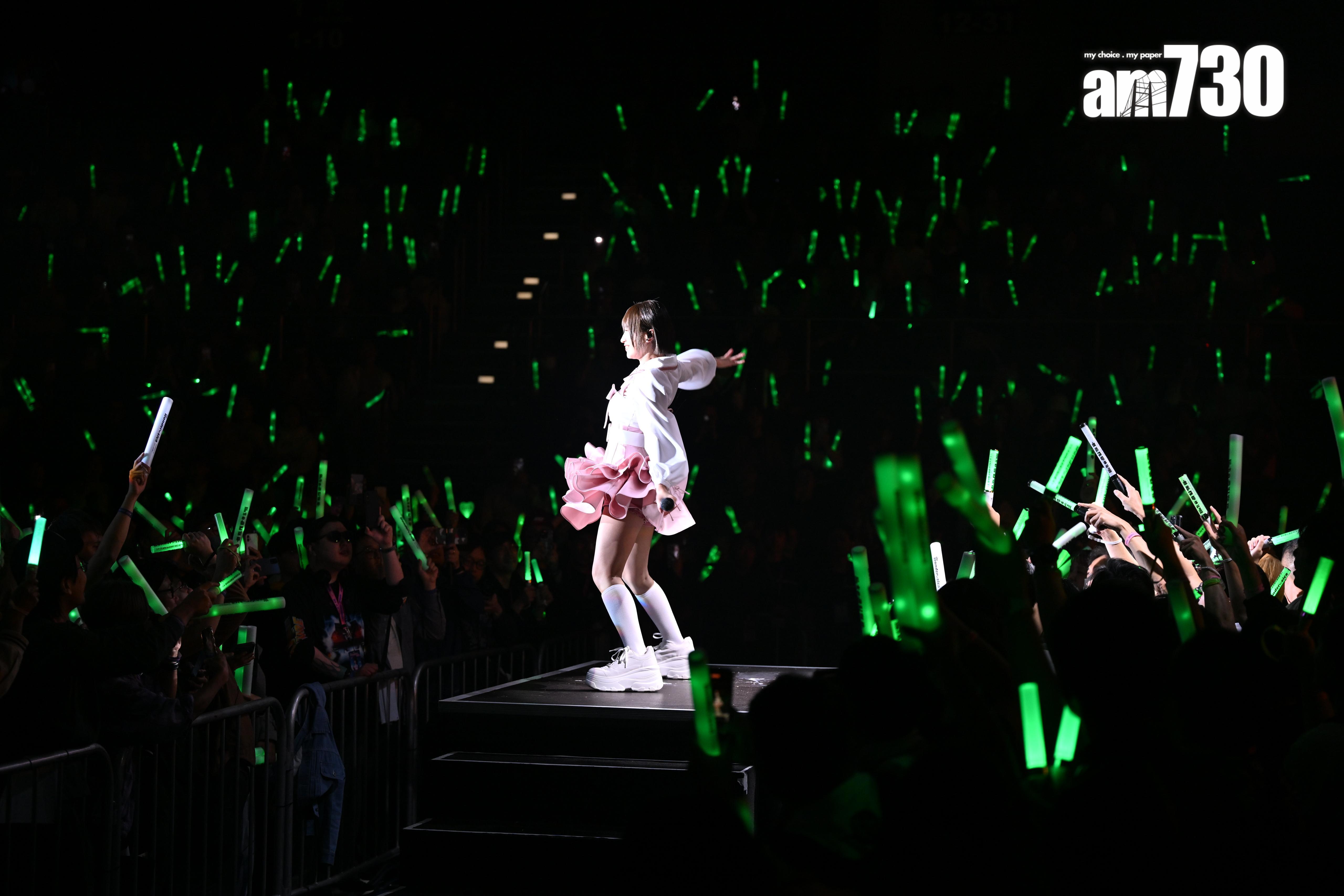 sica的《The Wonder of sica 屎卡の奇幻旅程》演唱會在麥花臣舉行。(娛樂組攝)