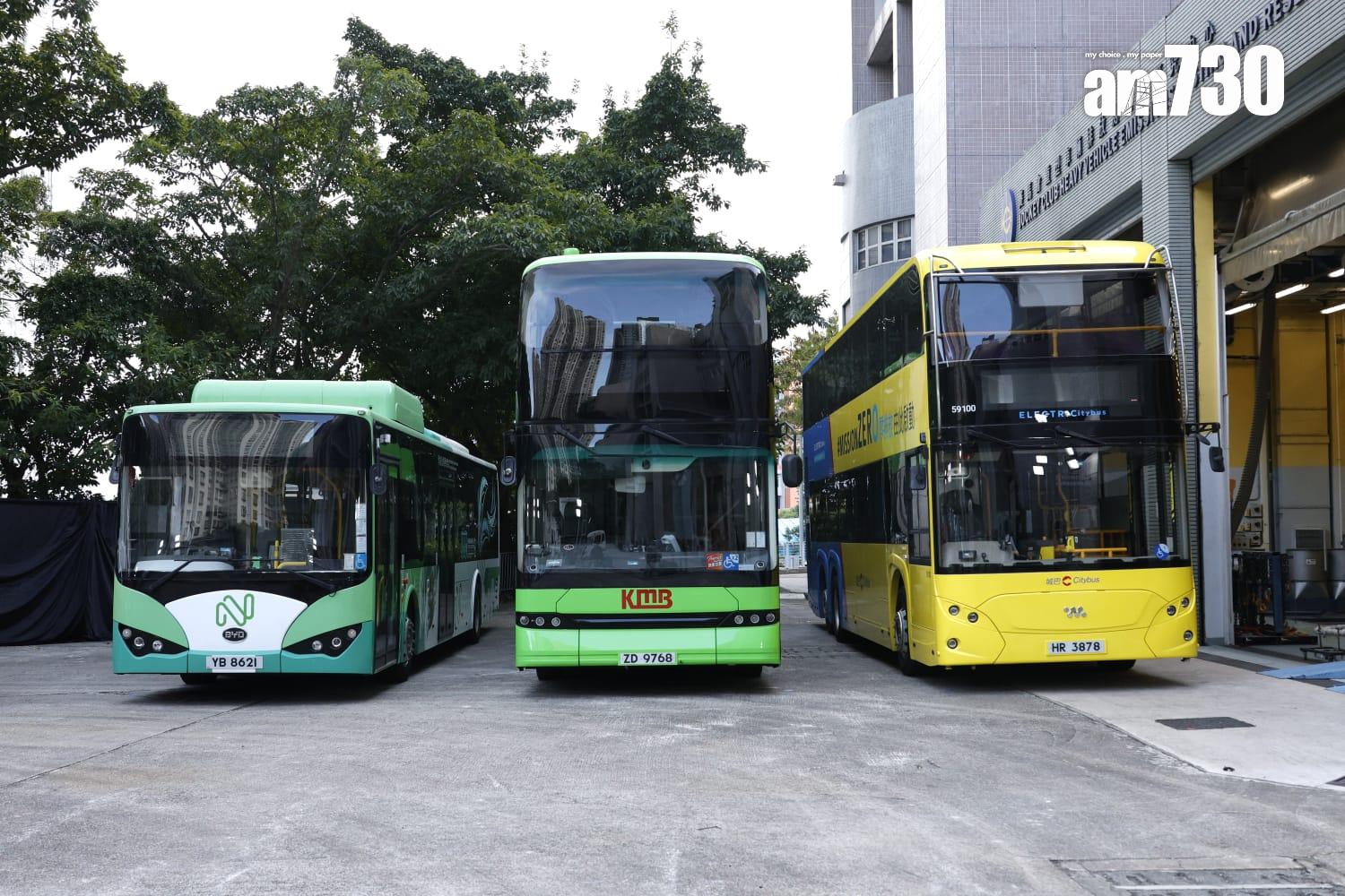 綠色轉型路線圖公布 政府斥逾6億資助購600電動巴士3000電動的士(林俊源攝)