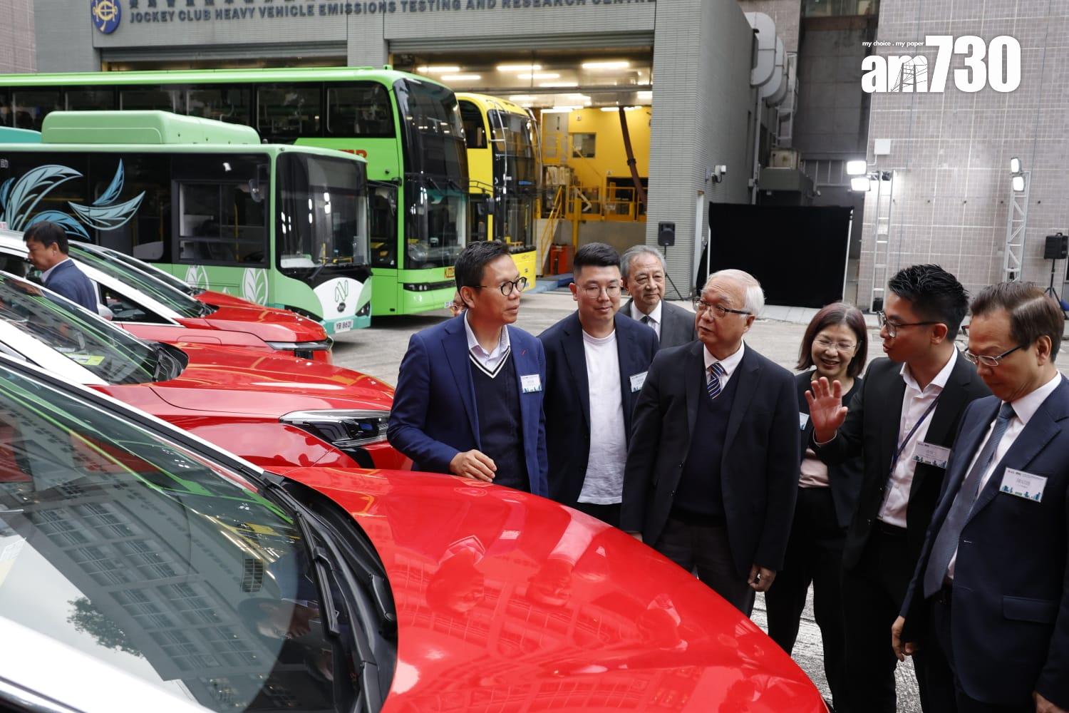 綠色轉型路線圖公布 政府斥逾6億資助購600電動巴士3000電動的士(林俊源攝)