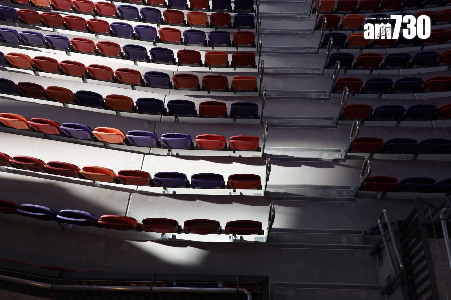 啟德體育園主場館看台座位已裝妥 據悉下月初舉辦測試賽 (鍾式明攝)