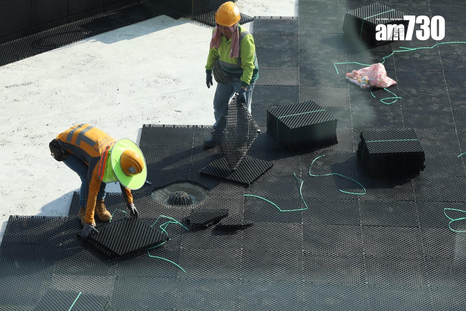 啟德體育園主場館看台座位已裝妥 據悉下月初舉辦測試賽 (鍾式明攝)