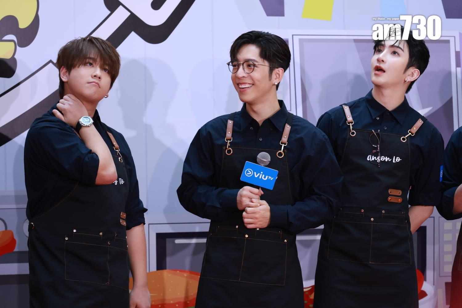 MIRROR全員今日現身觀塘宣傳新團綜,Edan例牌被問起跟林明禎的感情狀況。 (羅錦鴻攝)