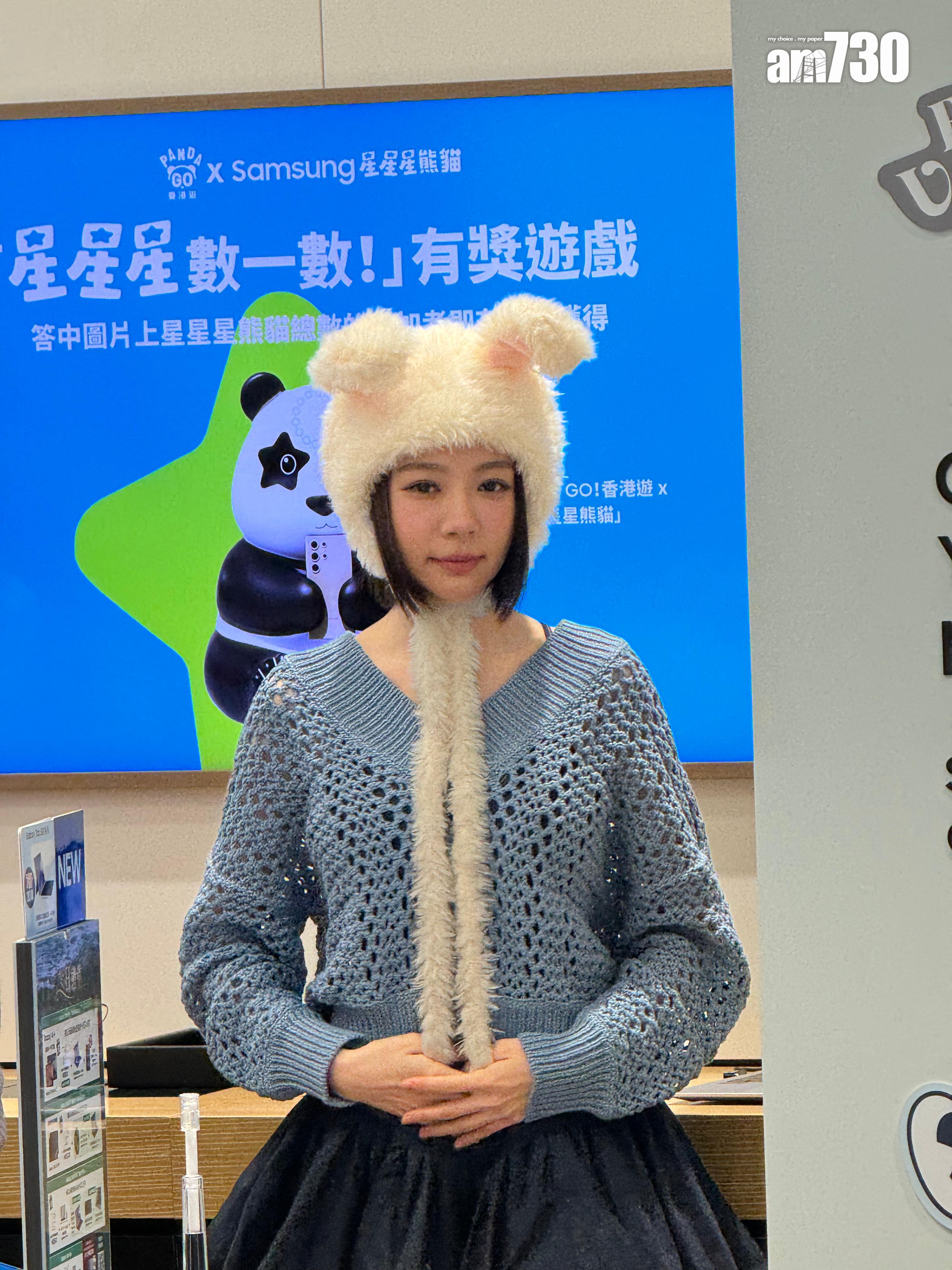 林明禎在首映禮失場之後,首度現身。