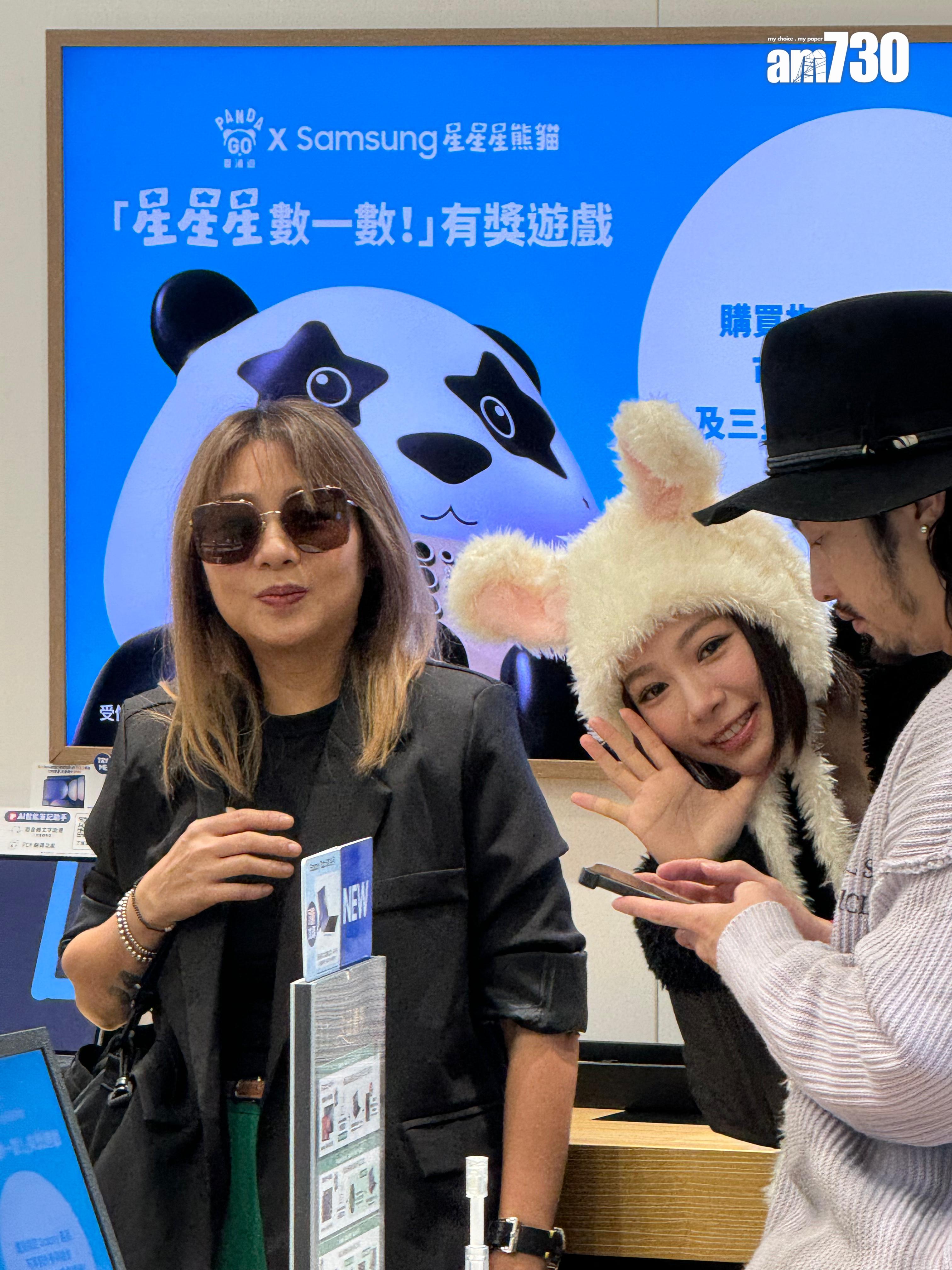 林明禎在首映禮失場之後,首度現身。(娛樂組攝)