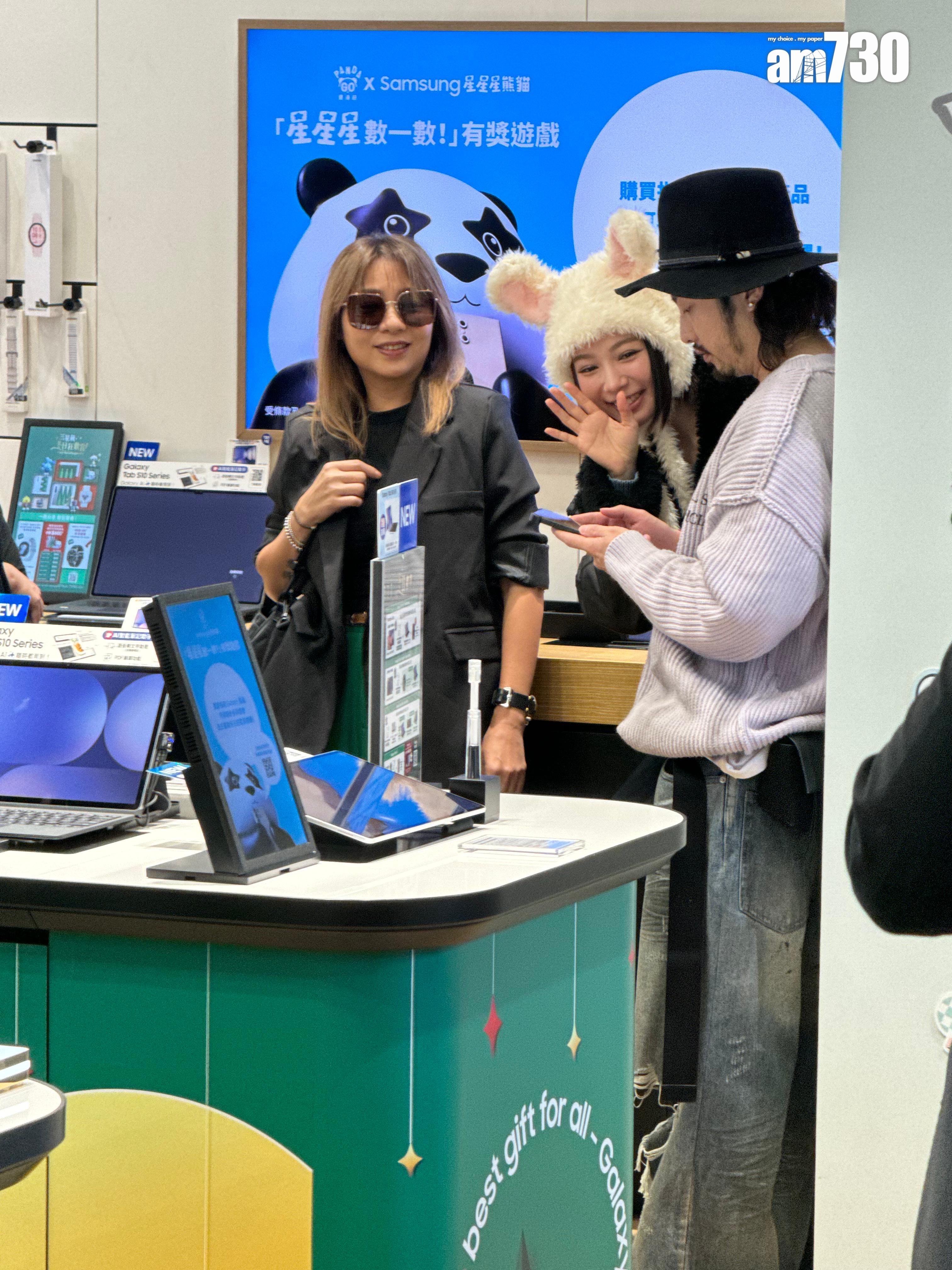 林明禎在首映禮失場之後,首度現身。(娛樂組攝)