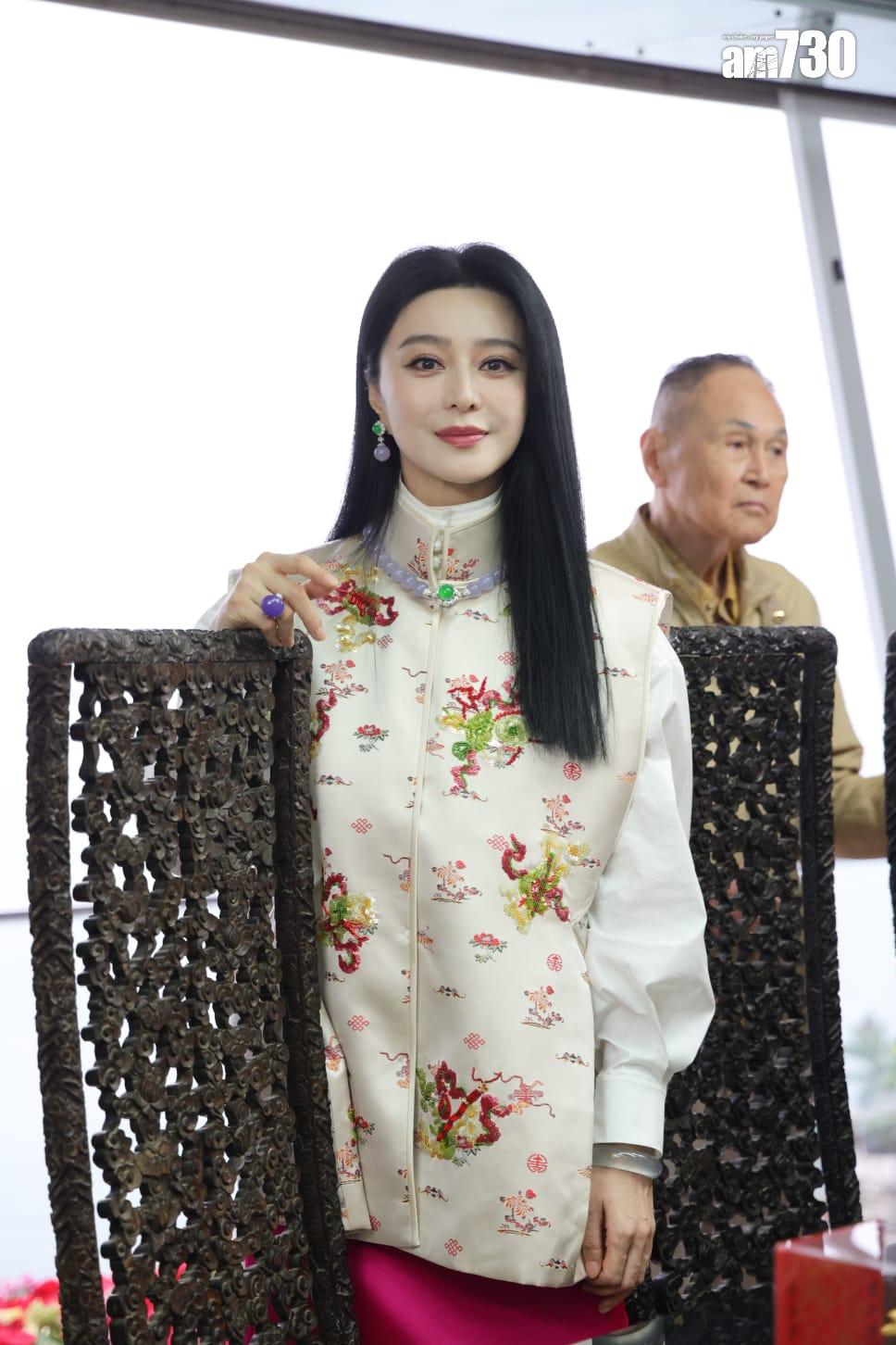 范冰冰應趙世曾之邀出席派對。(吳康琦攝)