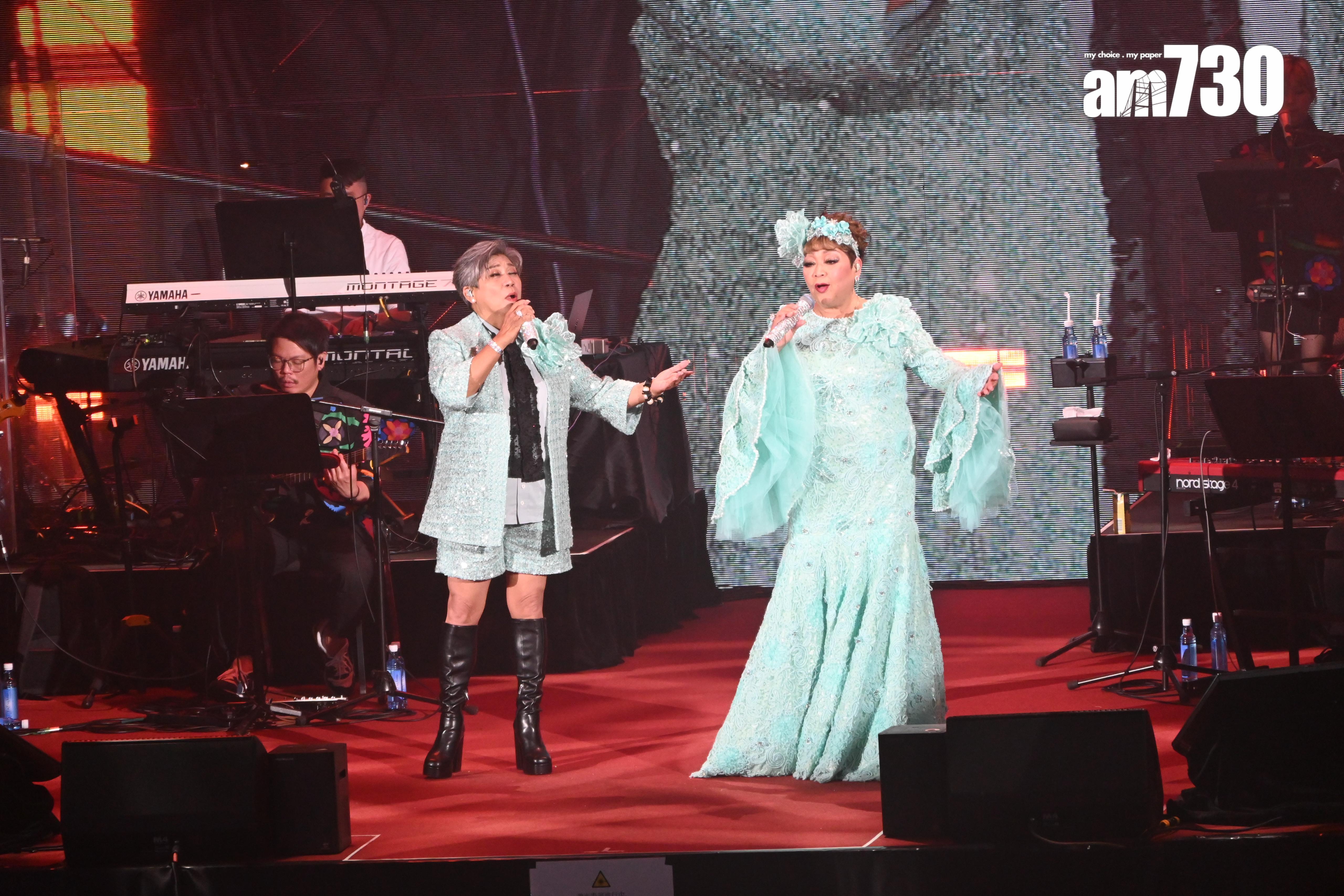 肥媽與黑妹李麗霞一連兩日舉行的《媽妹笑住唱Part II演唱會》圓滿結束。