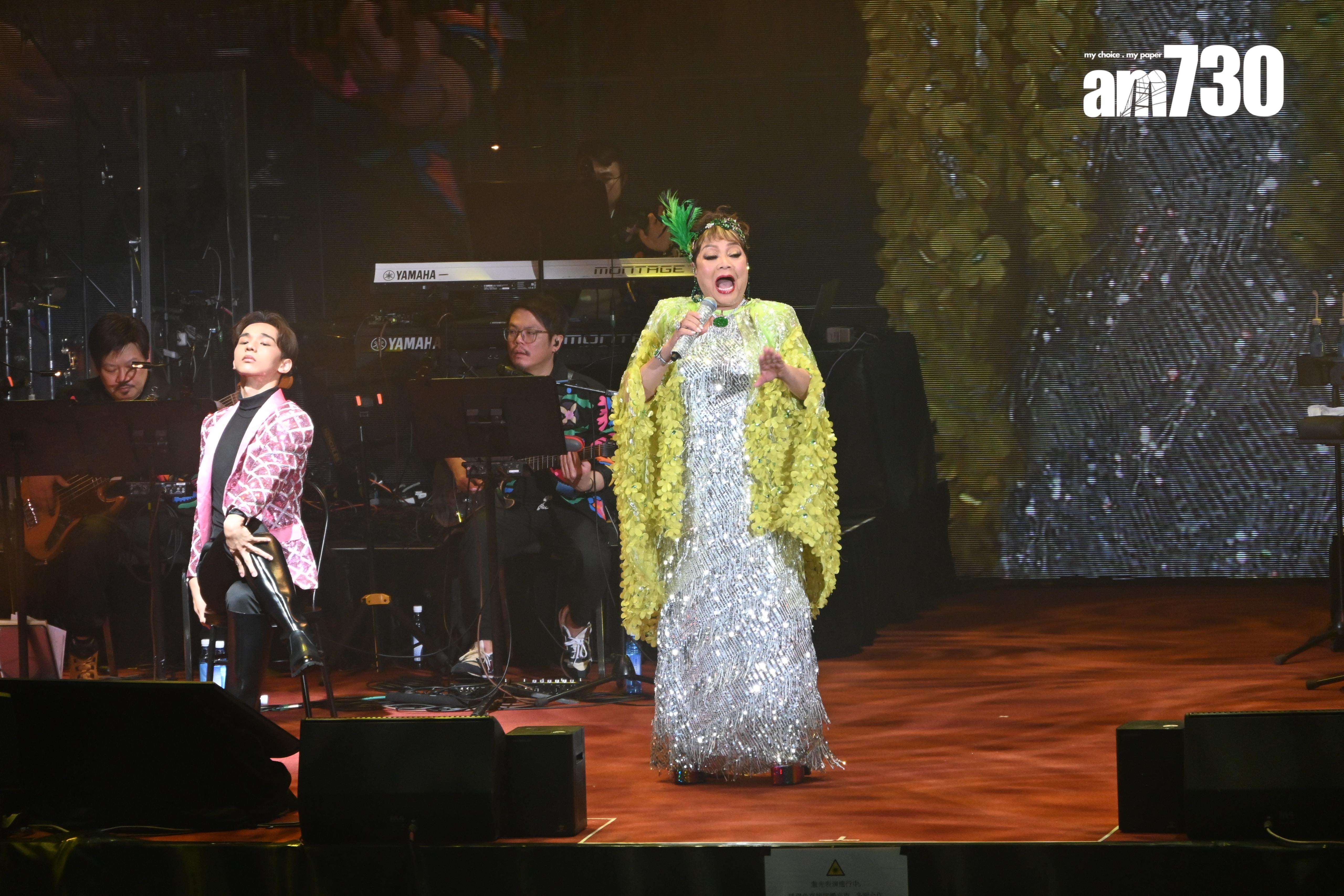 肥媽與黑妹李麗霞一連兩日舉行的《媽妹笑住唱Part II演唱會》圓滿結束。