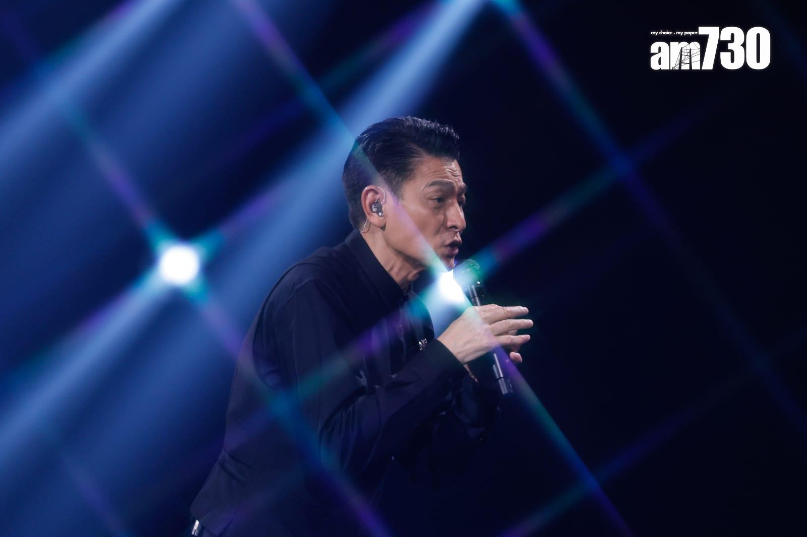 劉德華在紅館舉行一連廿場的跨年個唱《今天…is the Day劉德華巡迴演唱會2024 》。(蘇文傑攝)