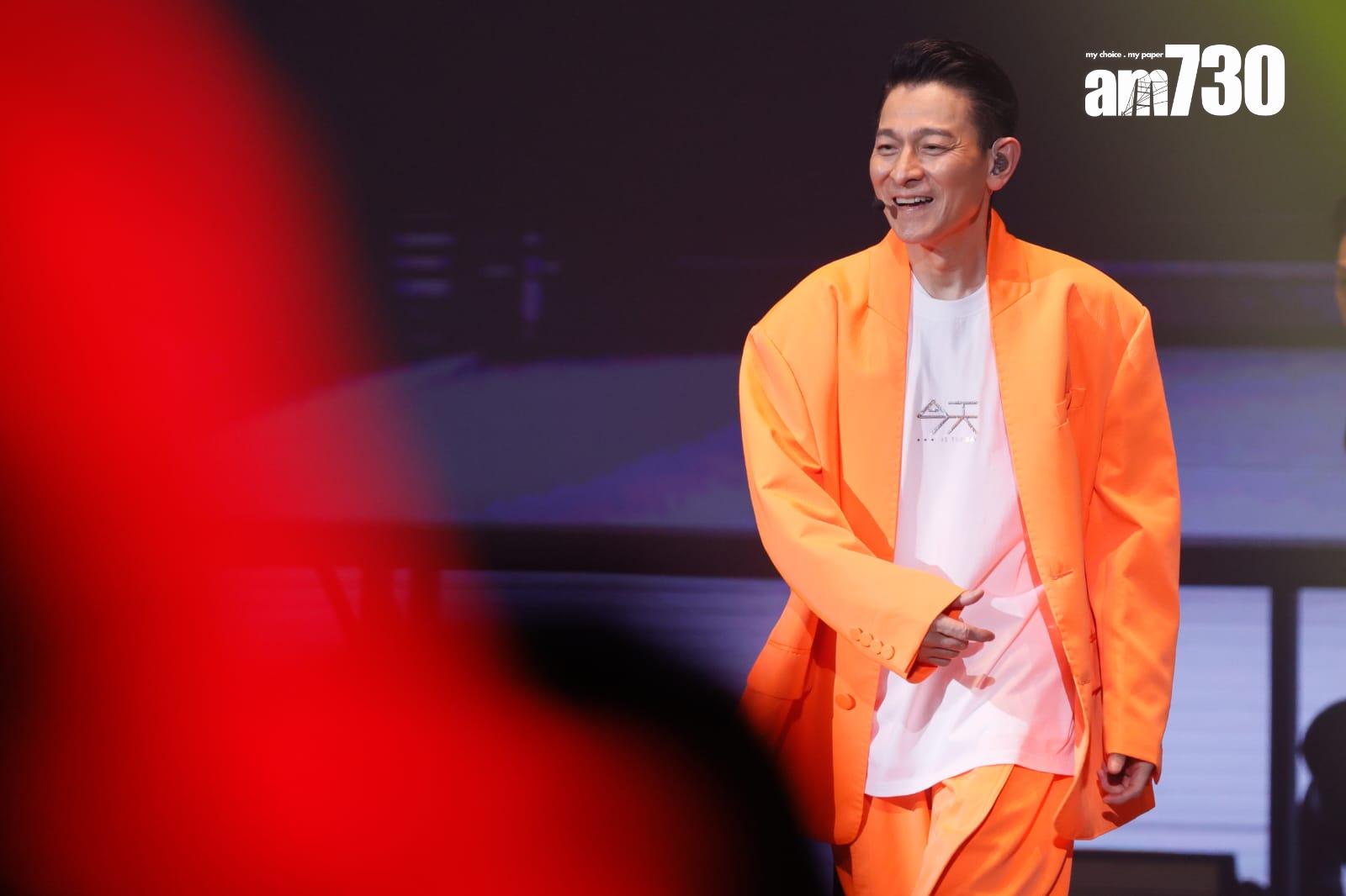 劉德華在紅館舉行一連廿場的跨年個唱《今天…is the Day劉德華巡迴演唱會2024 》。(蘇文傑攝)