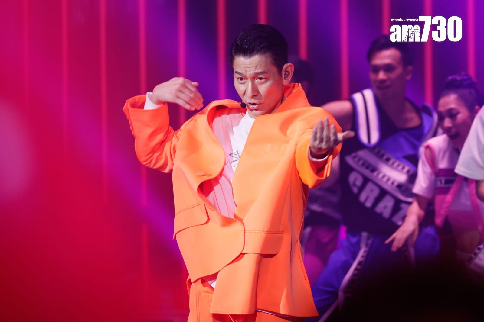 劉德華在紅館舉行一連廿場的跨年個唱《今天…is the Day劉德華巡迴演唱會2024 》。(蘇文傑攝)