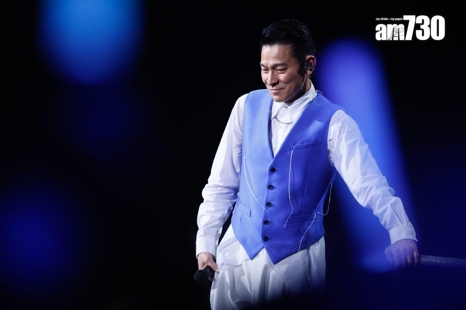 劉德華在紅館舉行一連廿場的跨年個唱《今天…is the Day劉德華巡迴演唱會2024 》。(蘇文傑攝)