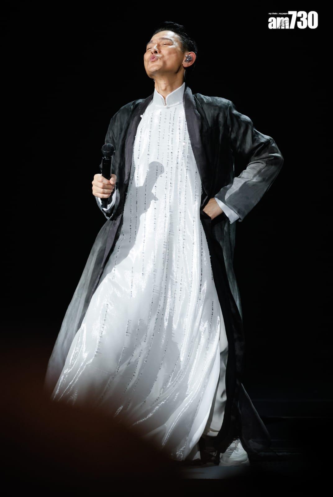 劉德華在紅館舉行一連廿場的跨年個唱《今天…is the Day劉德華巡迴演唱會2024 》。(蘇文傑攝)