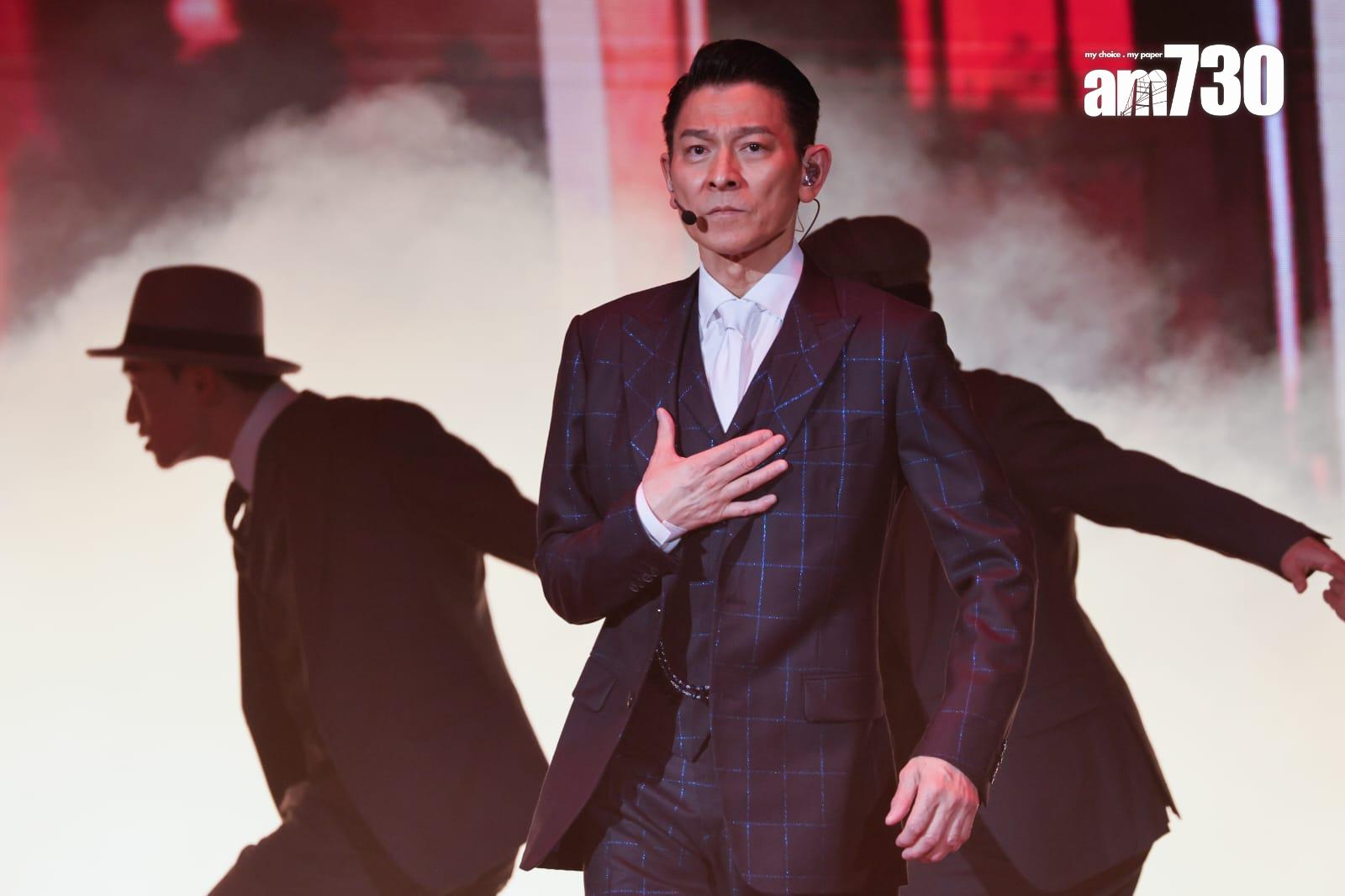 劉德華與女dancer演繹一對在戰亂中的情侶。(蘇文傑攝)