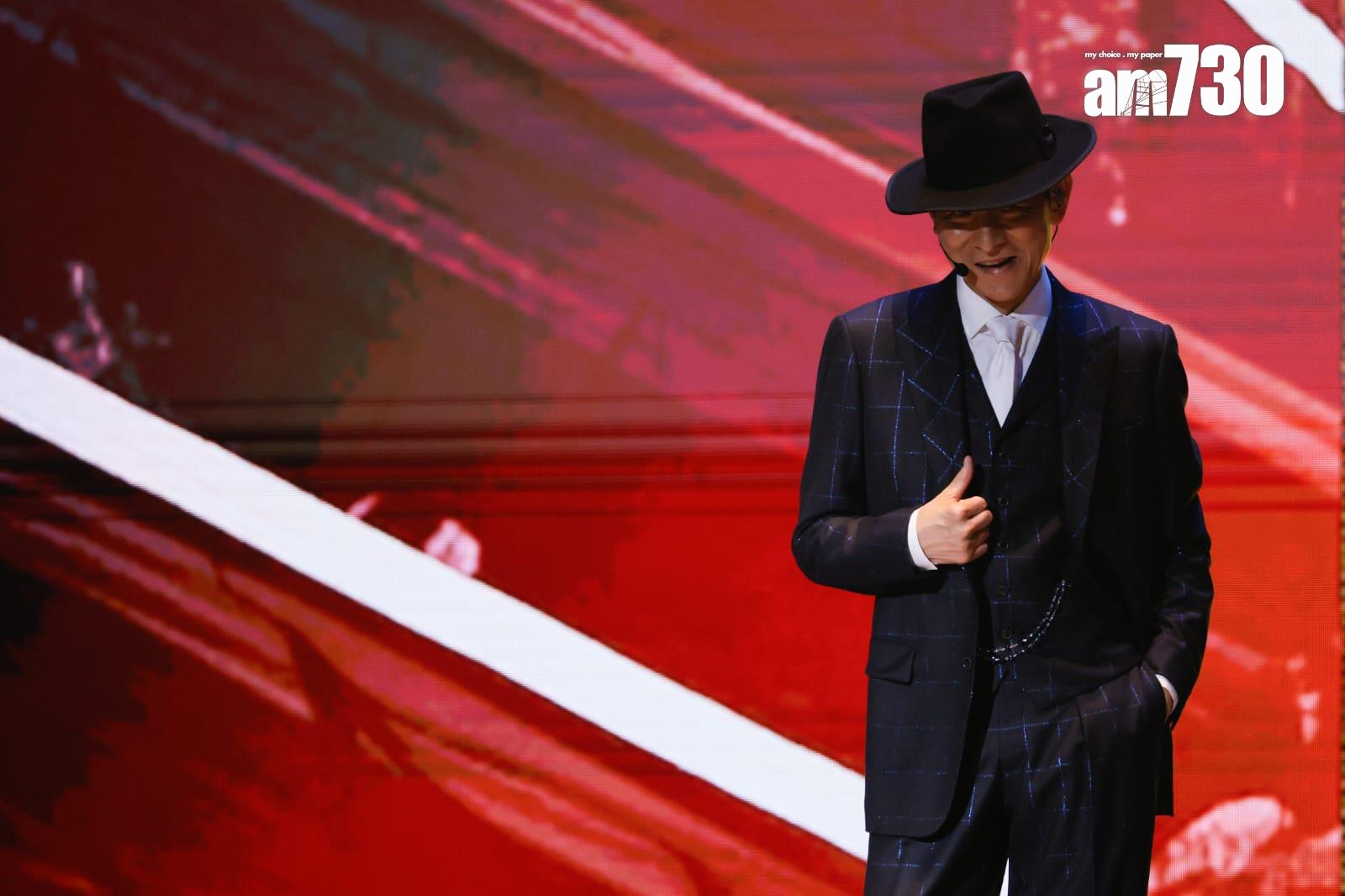 劉德華與女dancer演繹一對在戰亂中的情侶。(蘇文傑攝)