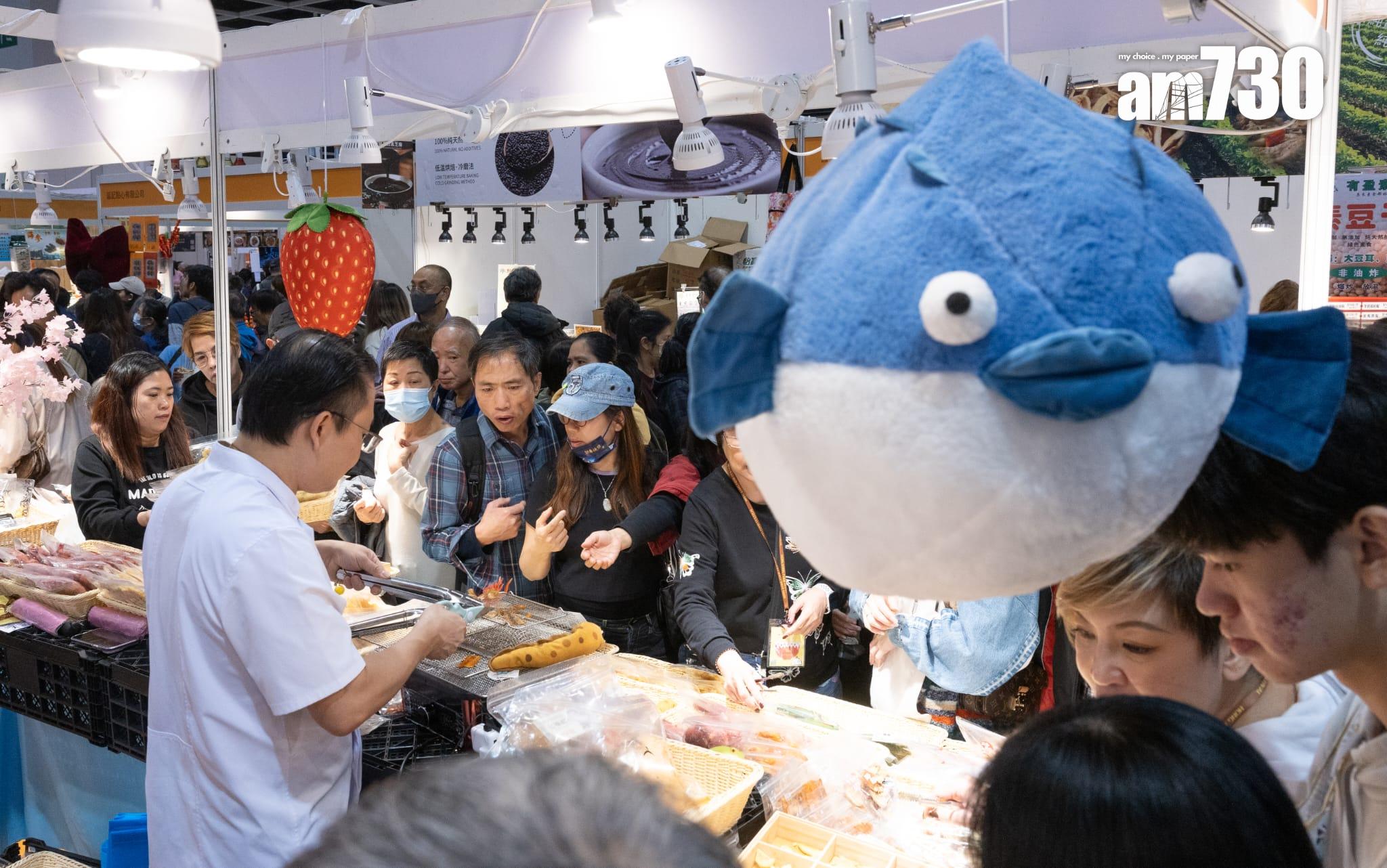 冬日美食節第二天 展商稱人流超預期 (蘇文傑攝)