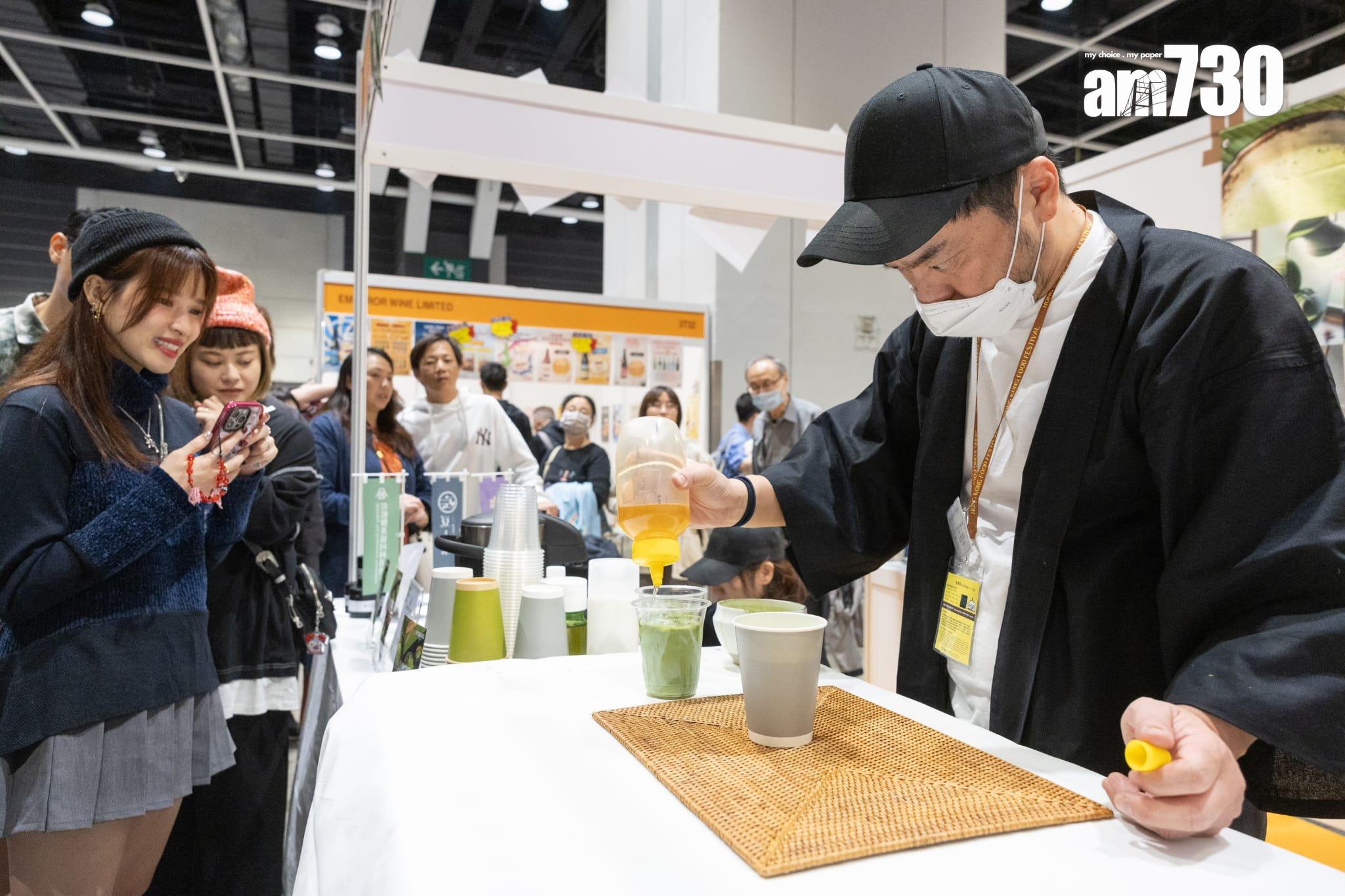 冬日美食節第二天 展商稱人流超預期 (蘇文傑攝)