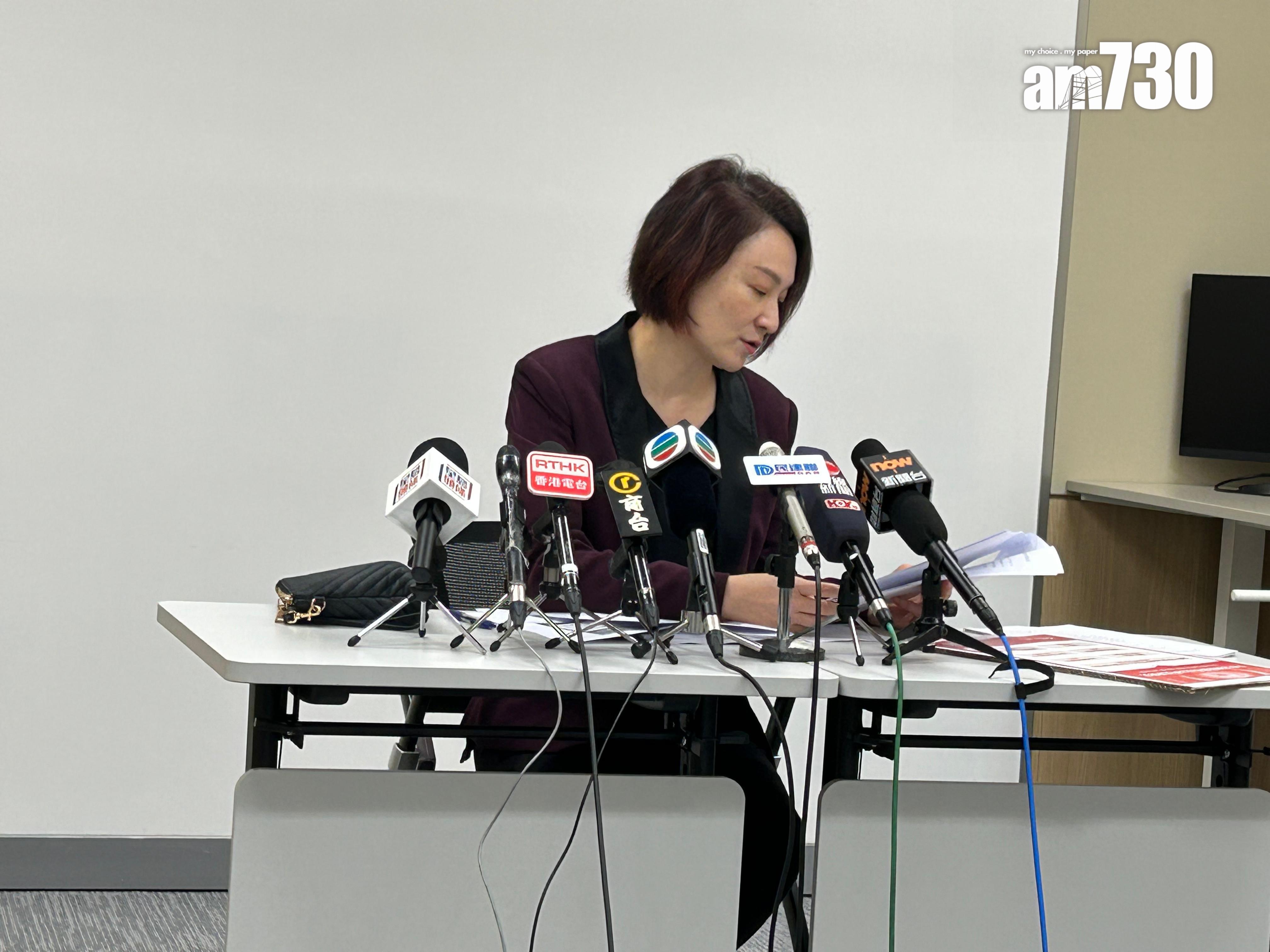 聖誕2024|李慧琼指假期兩地形成「雙向奔赴」 冀再增一簽多行及自由行城市 (陳芷晴攝)