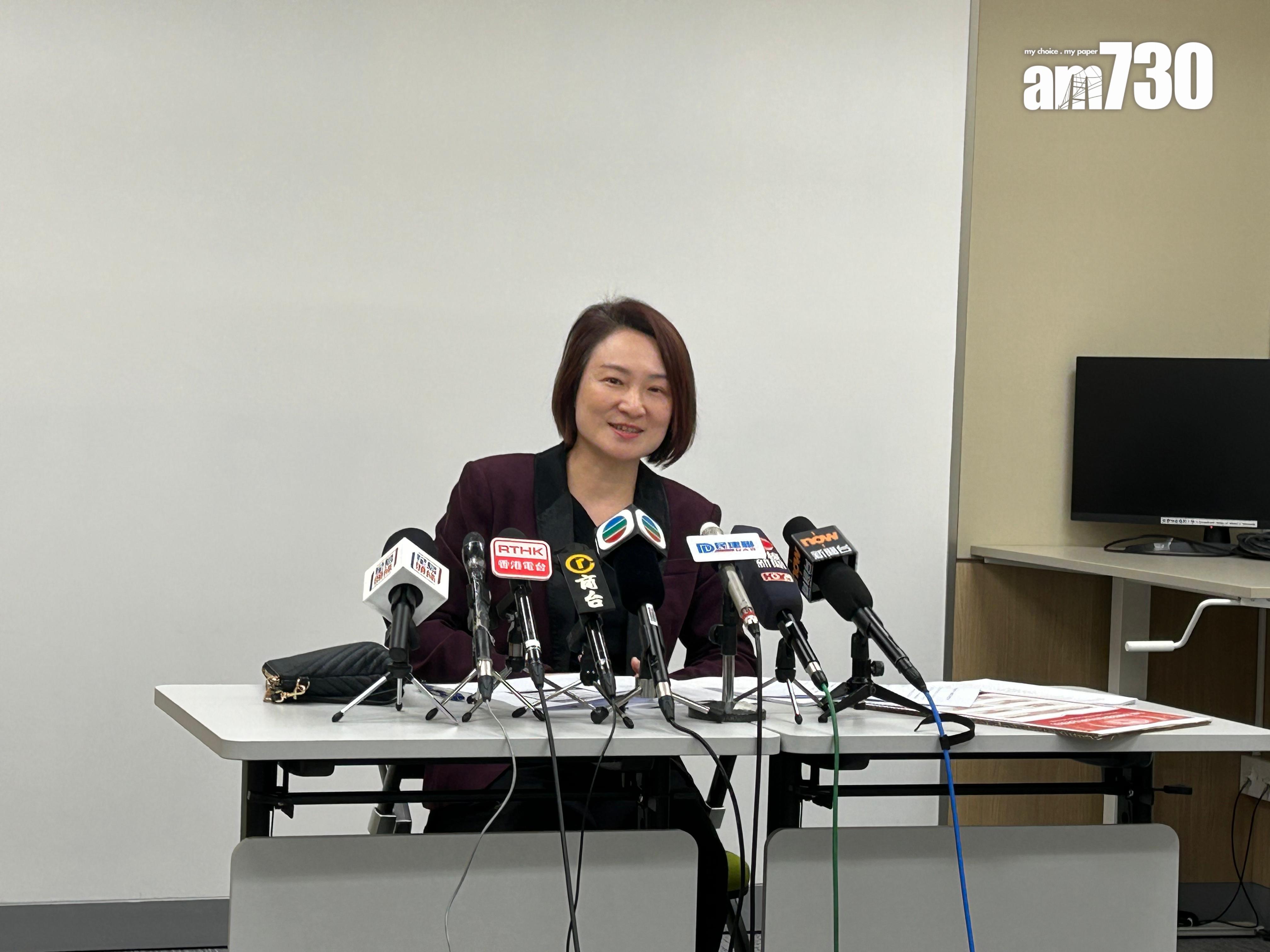 聖誕2024|李慧琼指假期兩地形成「雙向奔赴」 冀再增一簽多行及自由行城市 (陳芷晴攝)