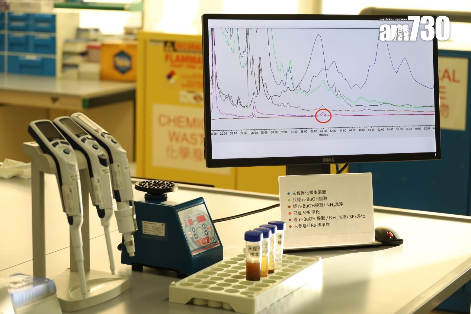 政府中藥檢測中心研發通用檢測方法 助檢定含人參補骨脂中藥品質(鍾式明攝)