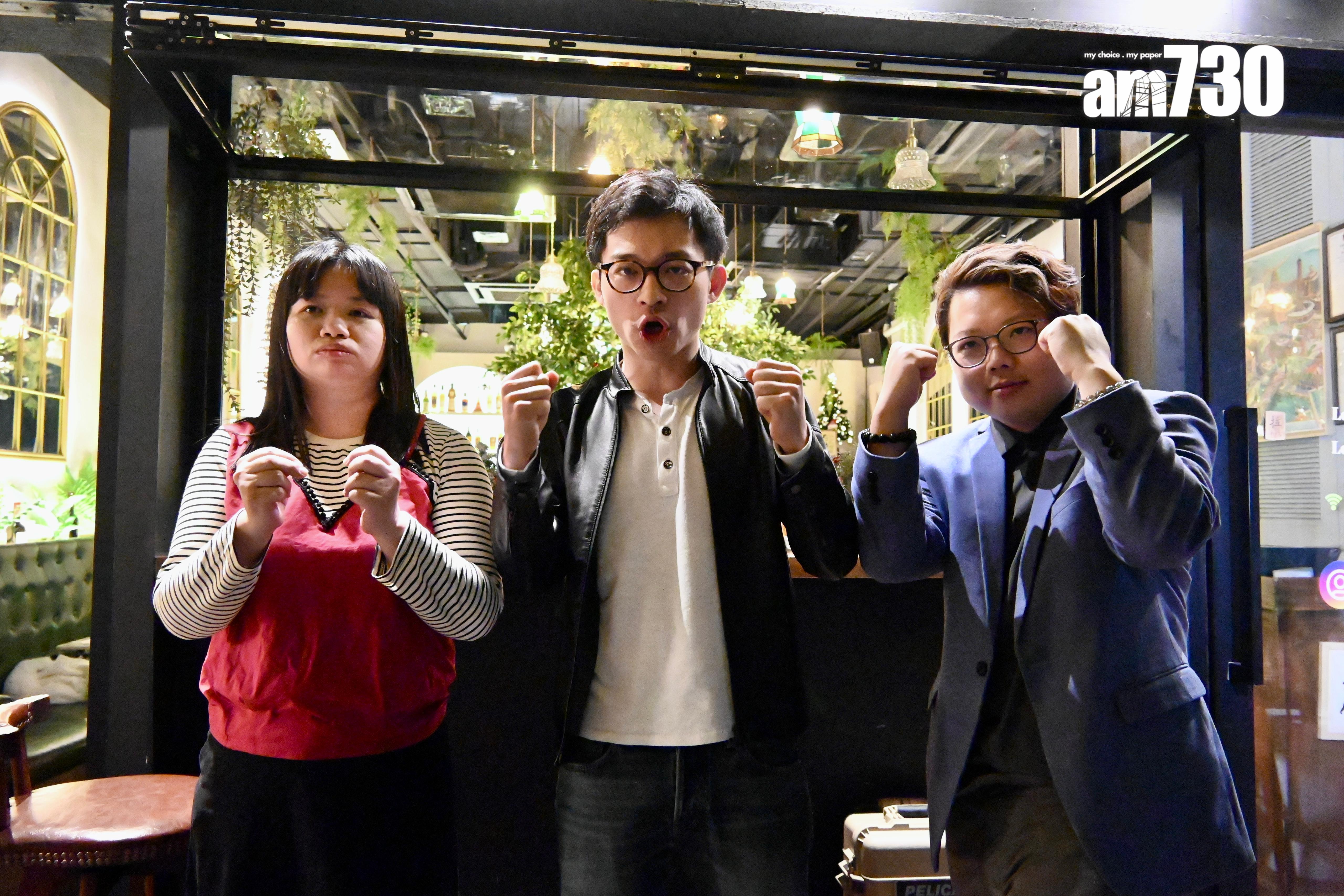 林作撮合阿儀Babyface撐檯腳。 (娛樂組攝)