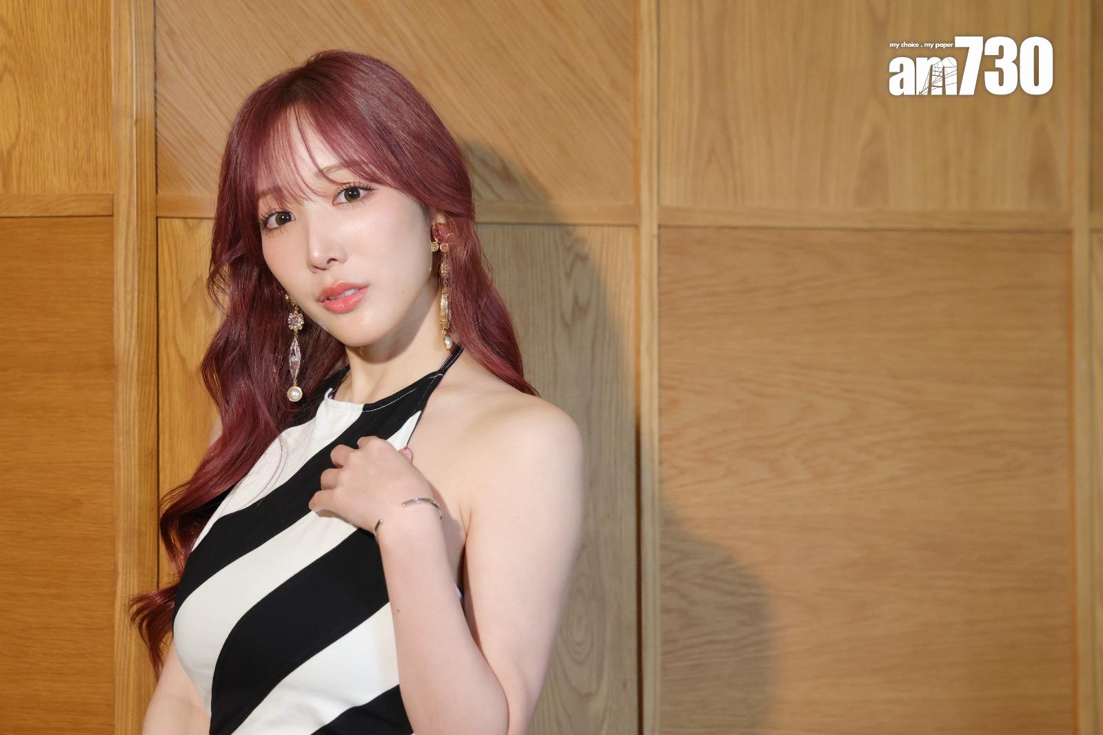 小宵虎南對於被封為「女神」,自言感到十分開心。 (吳康琦攝)