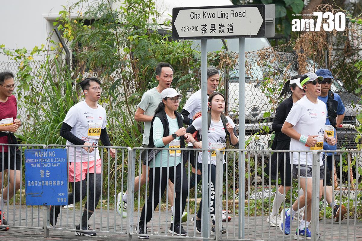 香港街馬2023途經茶果嶺道。(資料圖片)