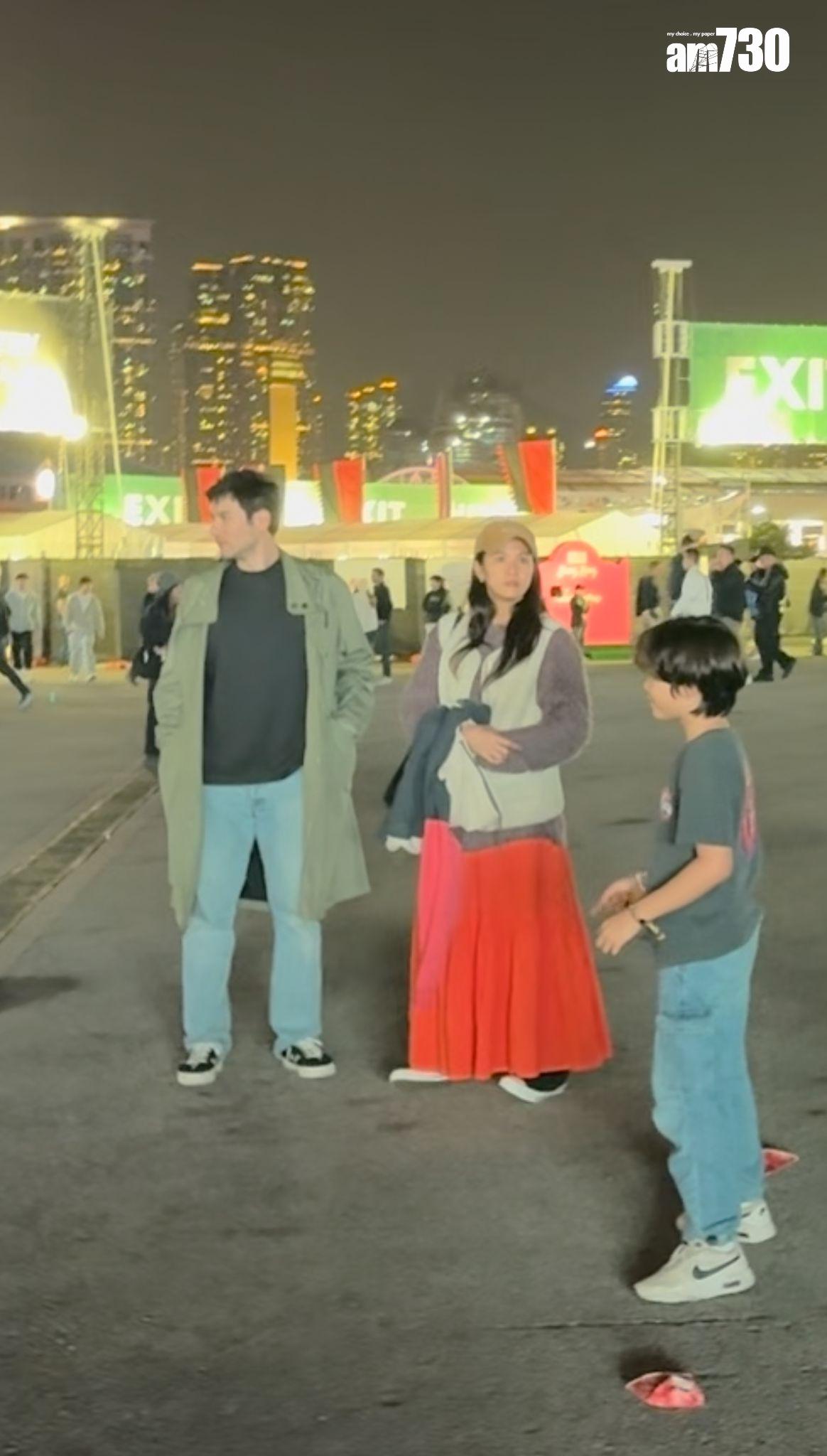 鳳小岳冷落妻兒,結果搞到太太即場面黑。 (娛樂組攝)